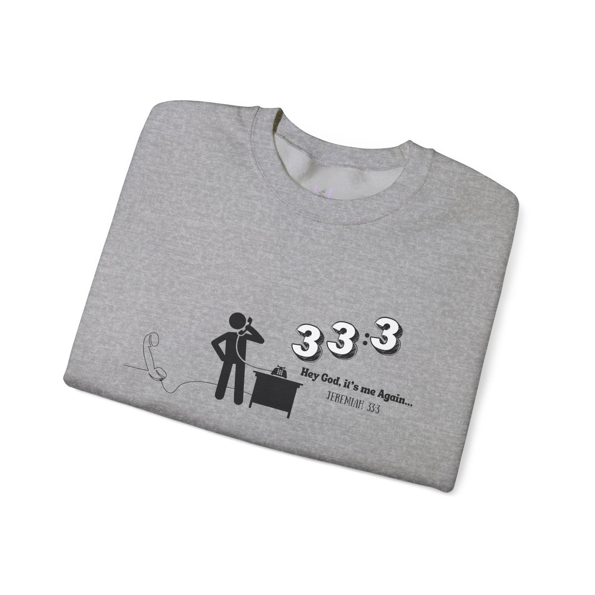 Jeremiah 33:3 Inspirational Crewneck Sweatshirt