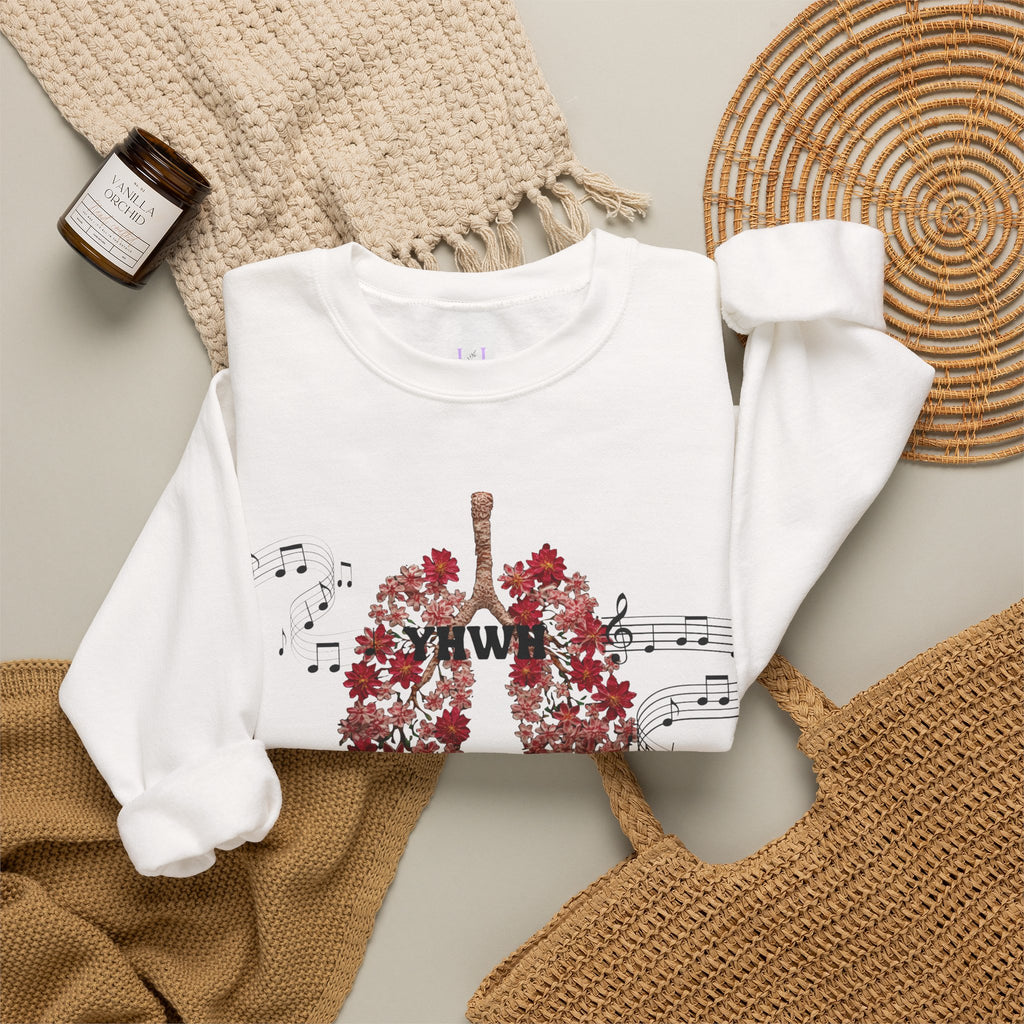 Floral Lungs Music Crewneck
