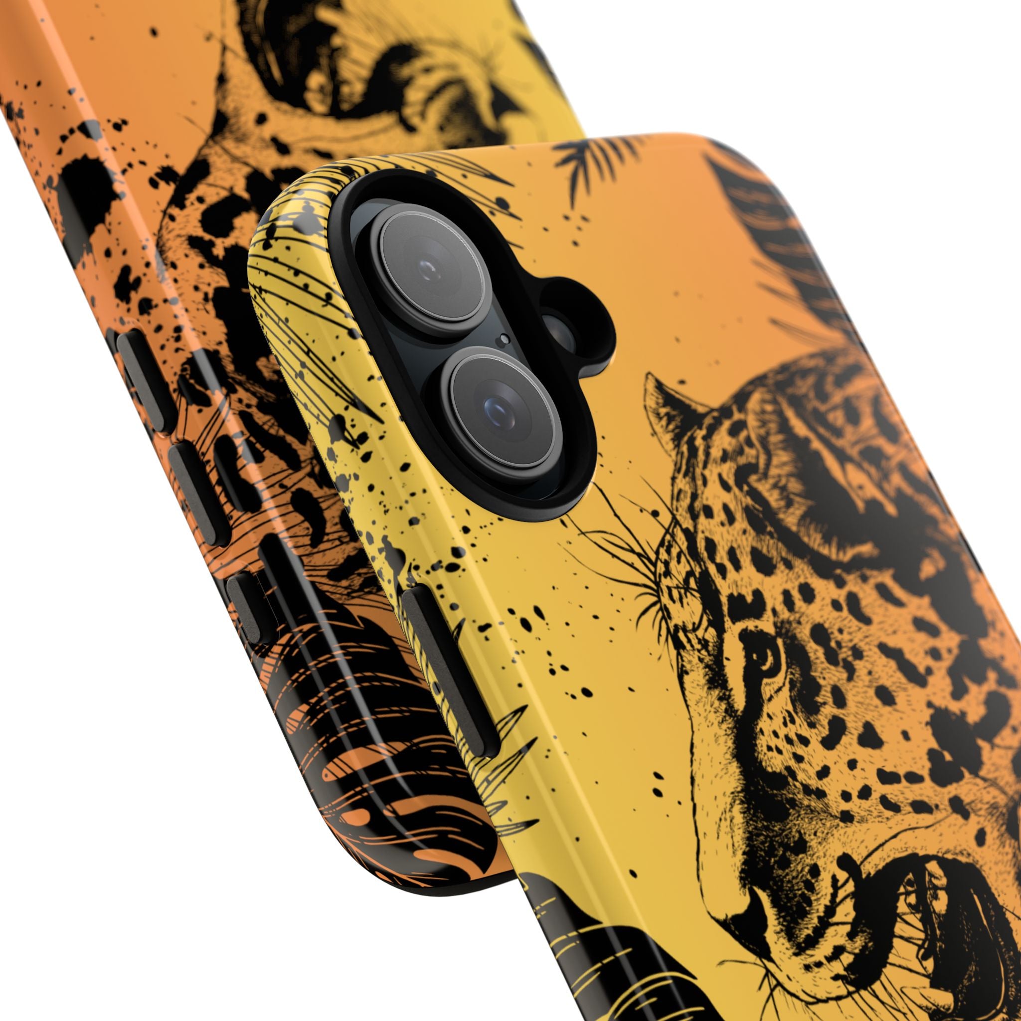 Be Strong and Courageous Tough Phone Case (Orange Hue)