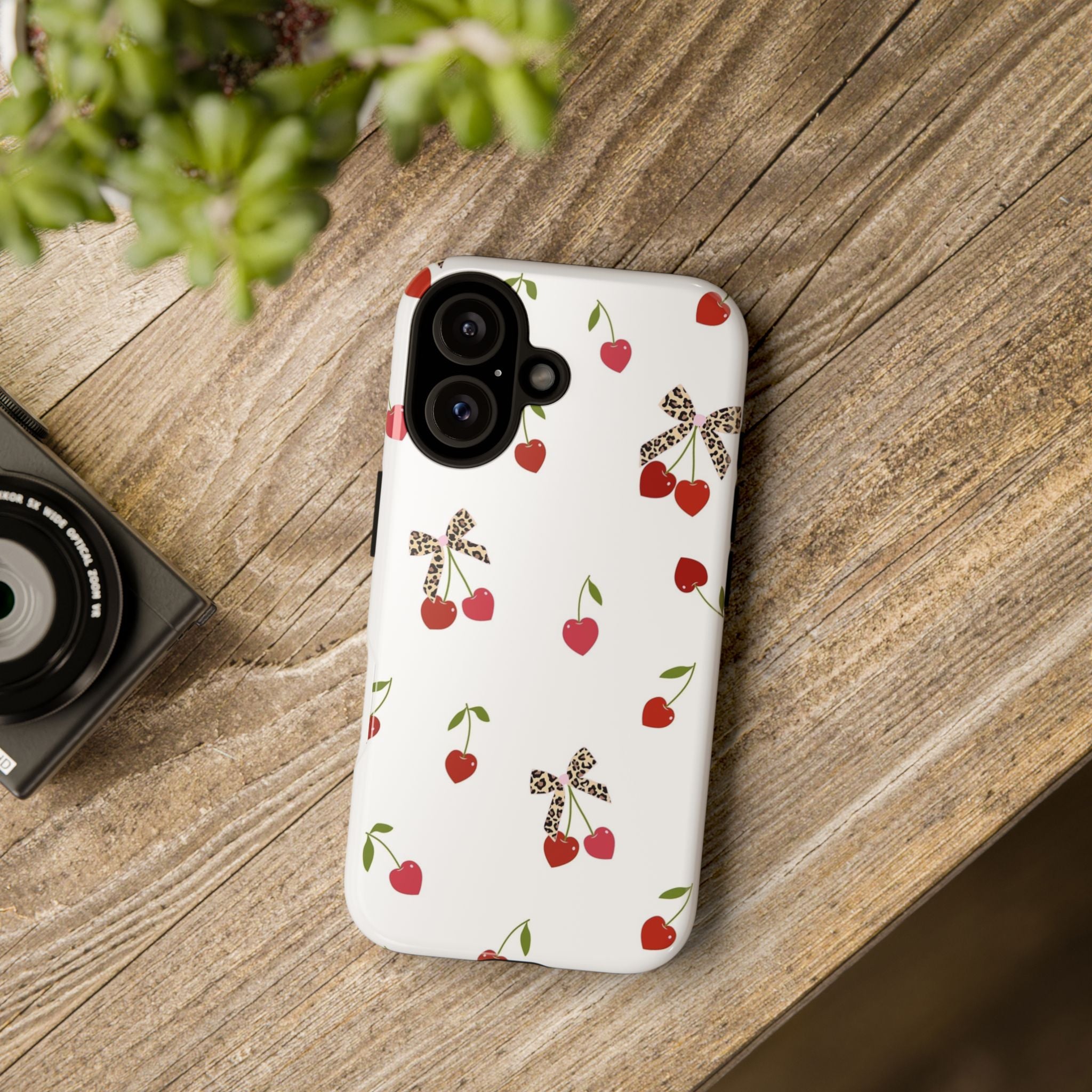 Cherries and Bows Phone Case