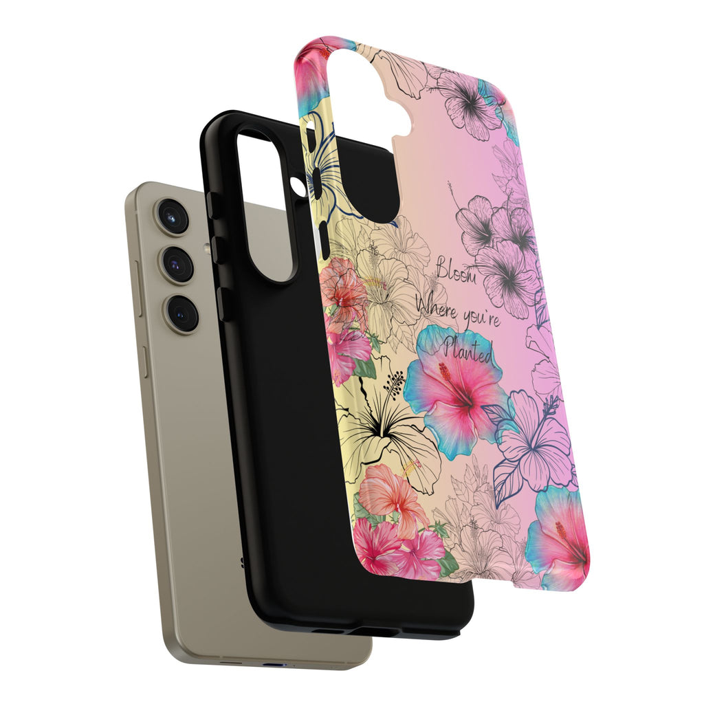 Bloom Where You're Planted Tough Phone Case