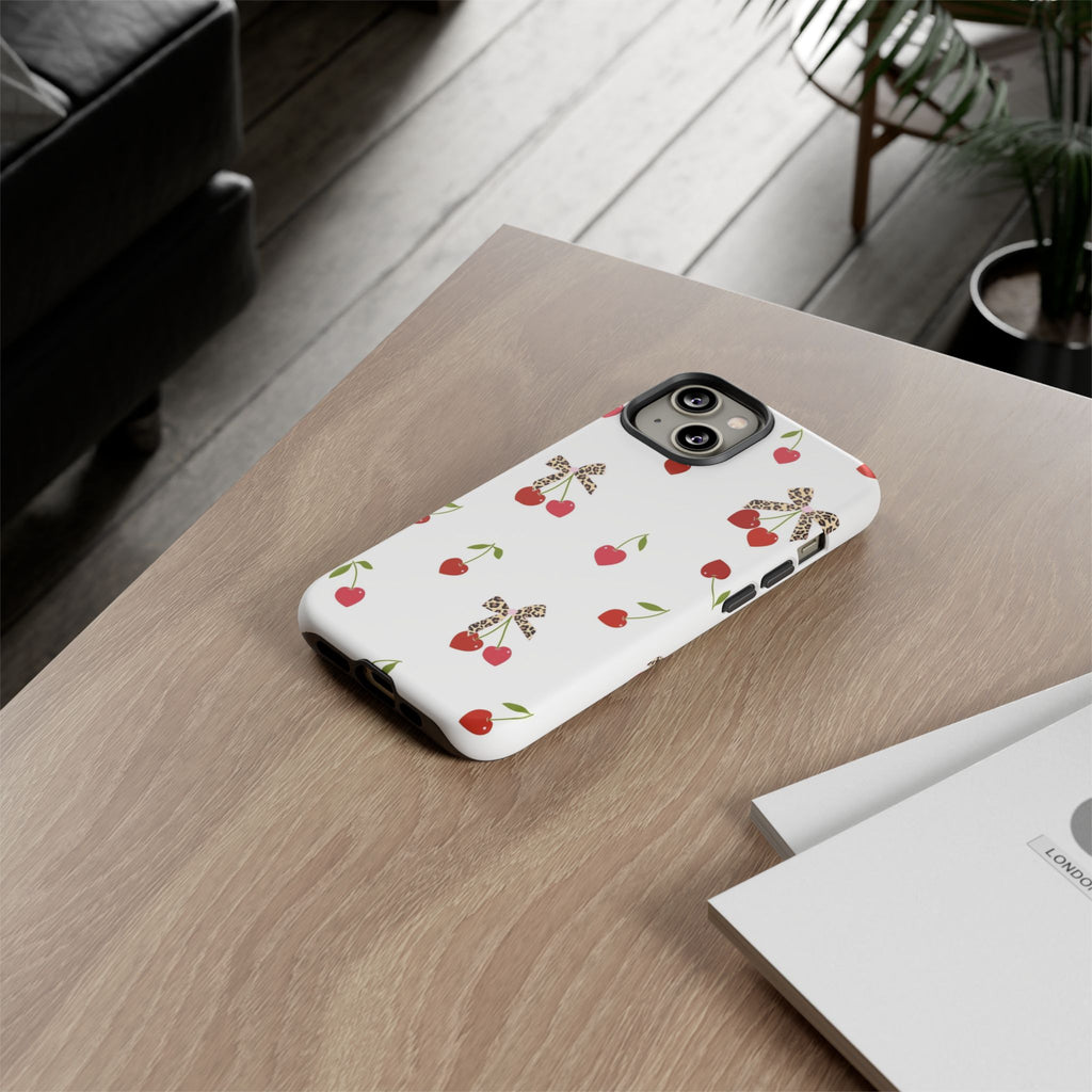 Cherries and Bows Phone Case
