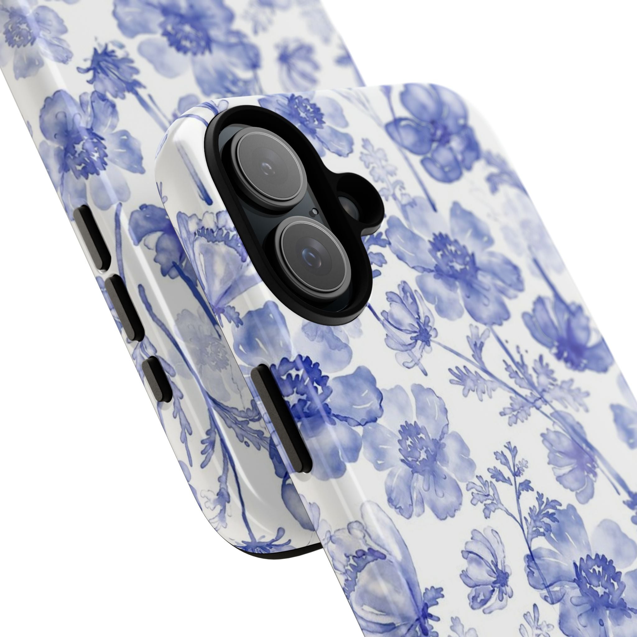 Blue Floral Tough Case