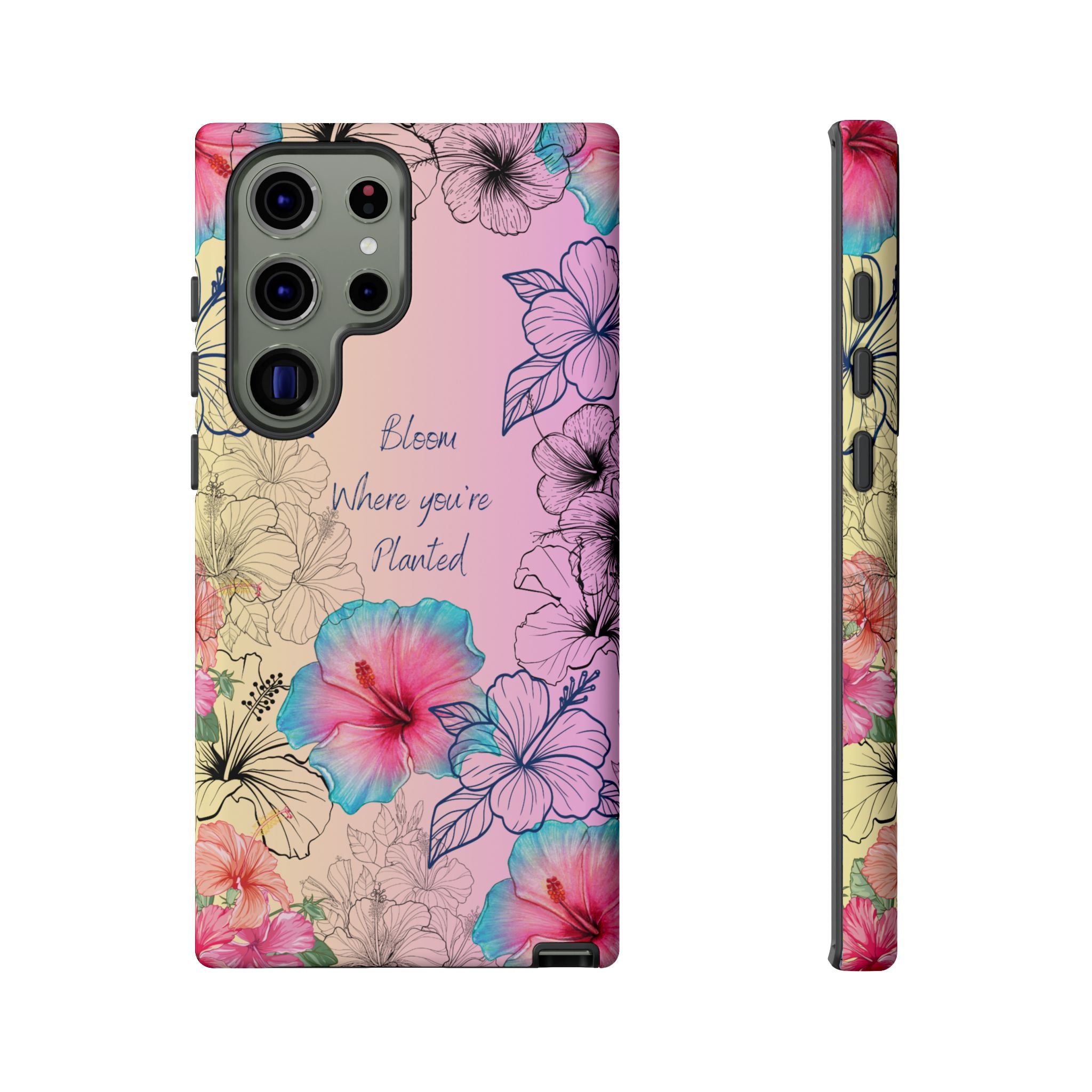 Bloom Where You're Planted Tough Phone Case