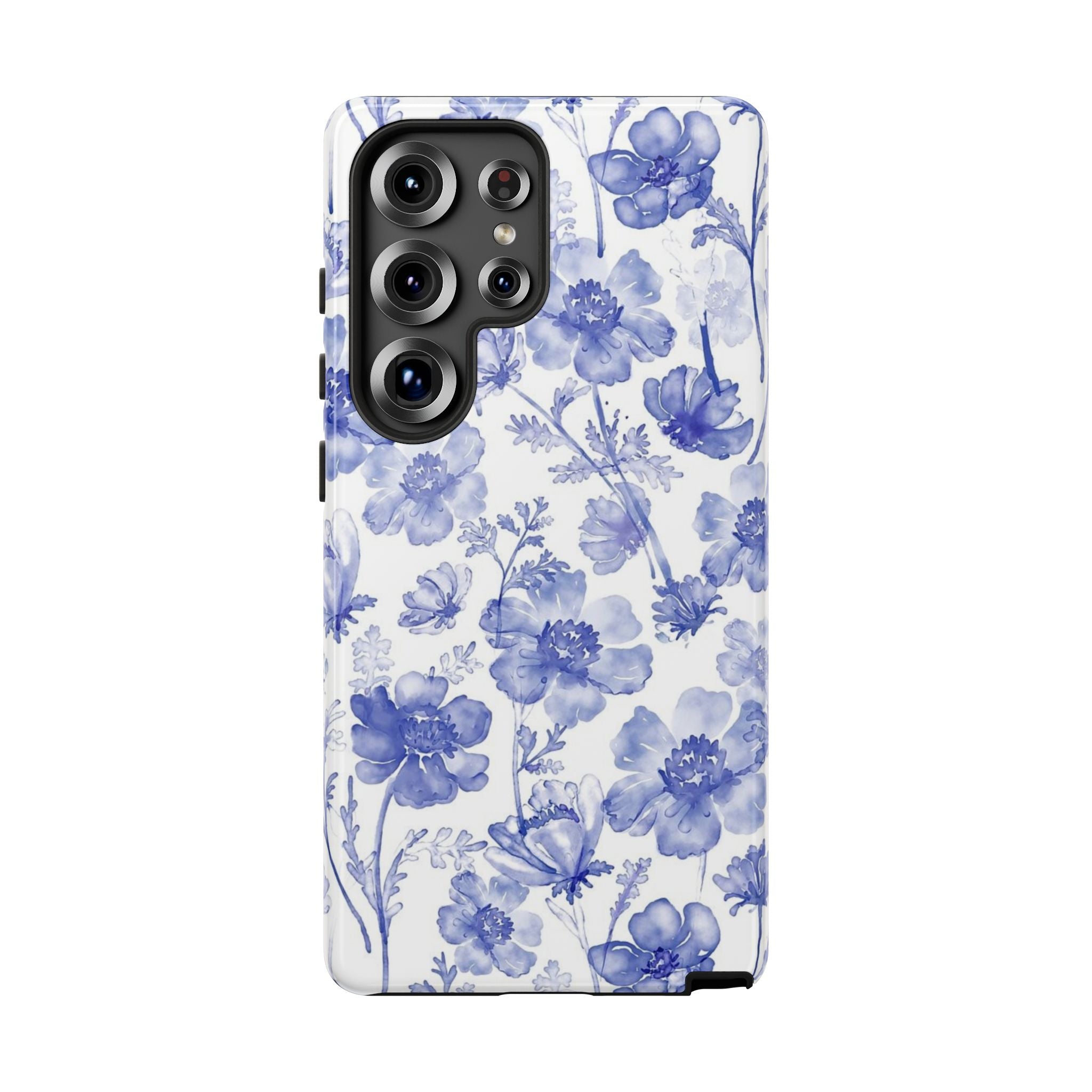 Blue Floral Tough Case