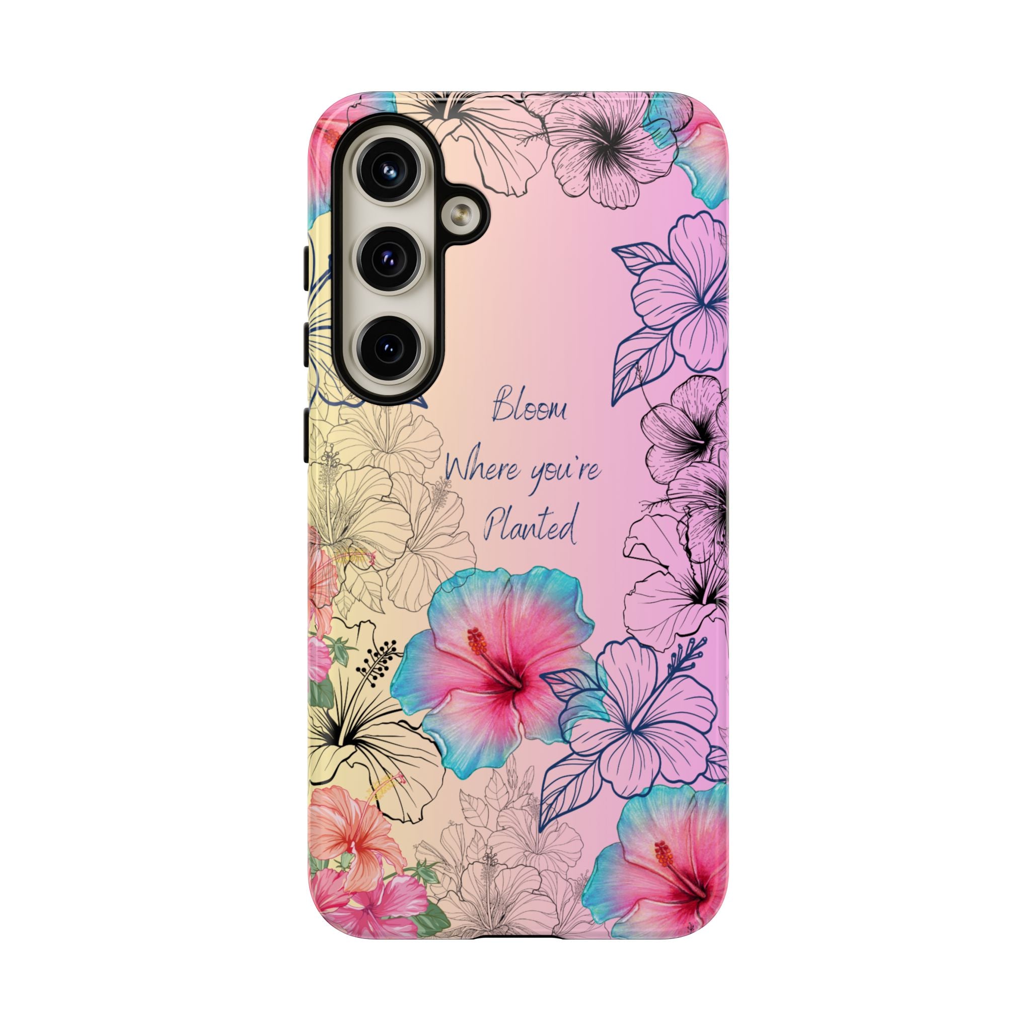 Bloom Where You're Planted Tough Phone Case