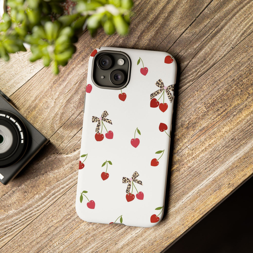 Cherries and Bows Phone Case