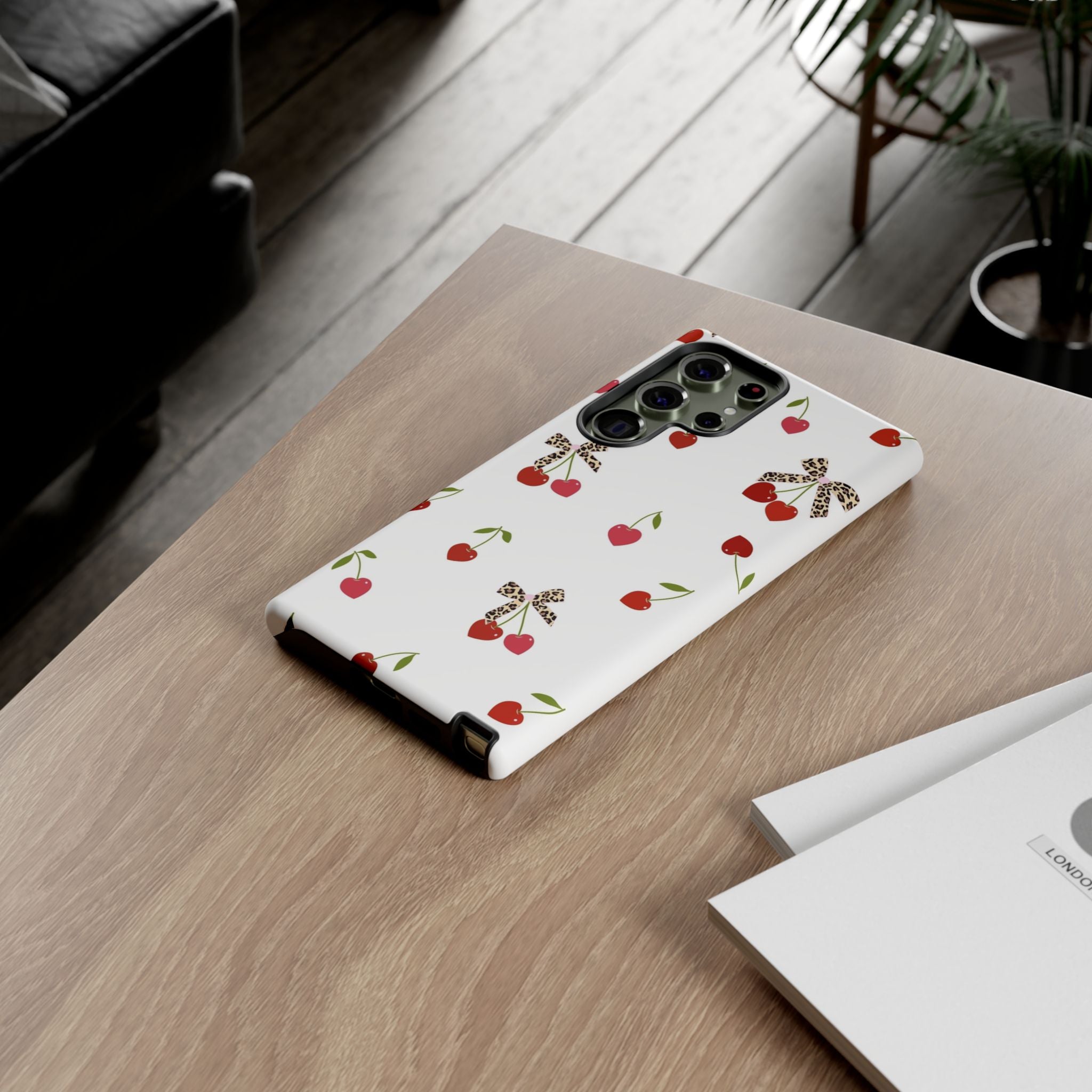 Cherries and Bows Phone Case