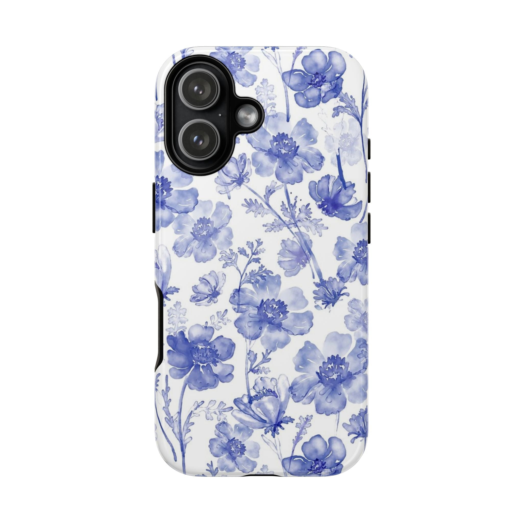 Blue Floral Tough Case