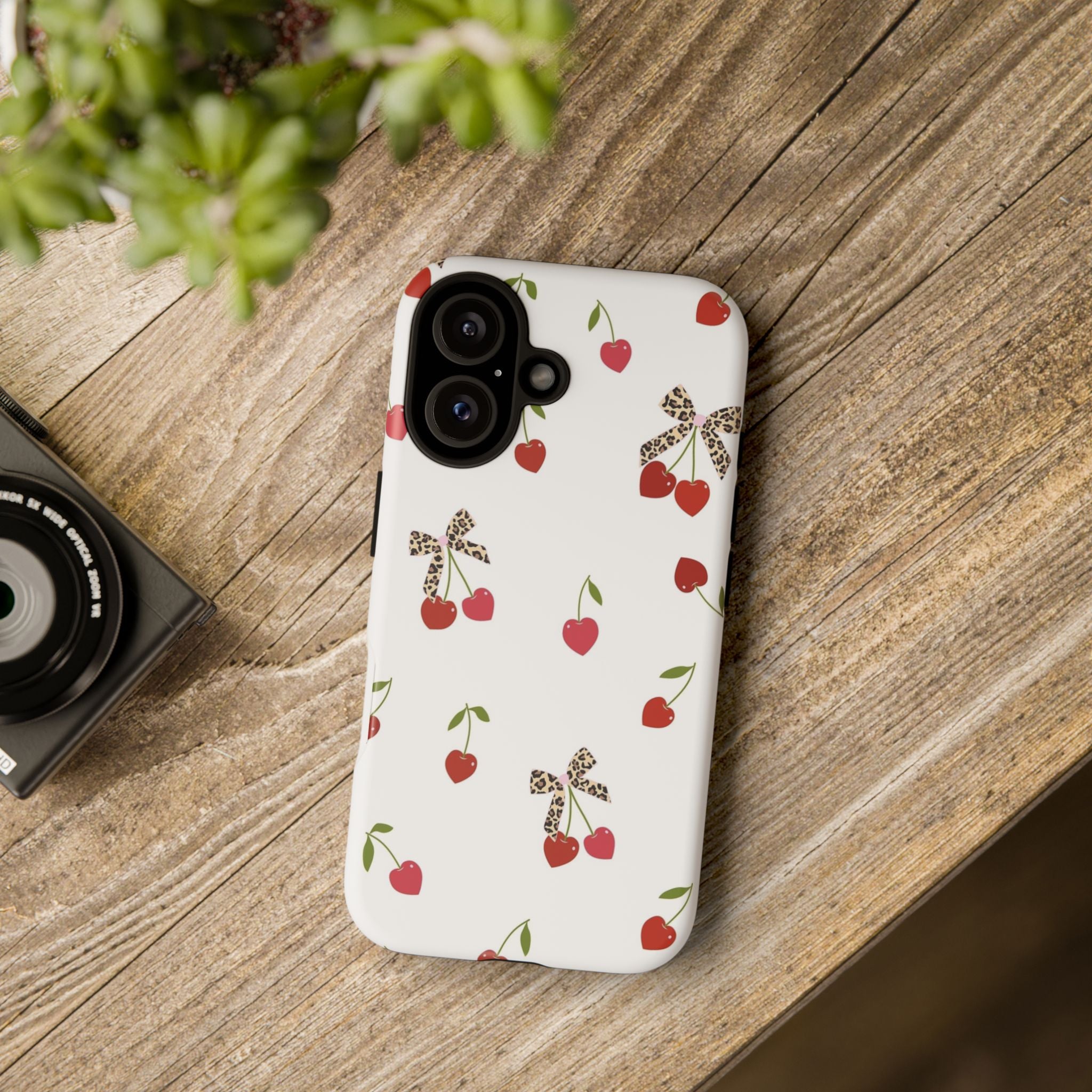 Cherries and Bows Phone Case