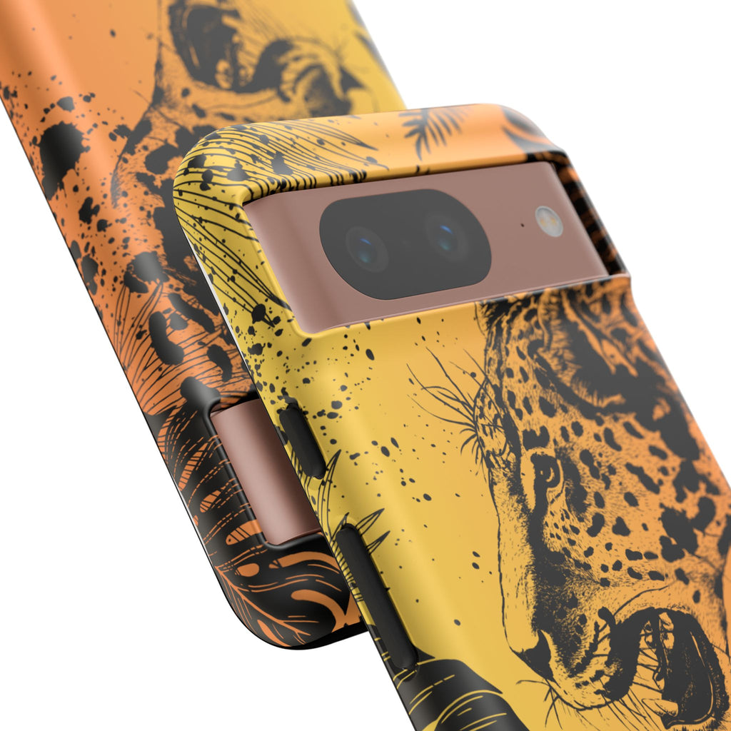 Be Strong and Courageous Tough Phone Case (Orange Hue)