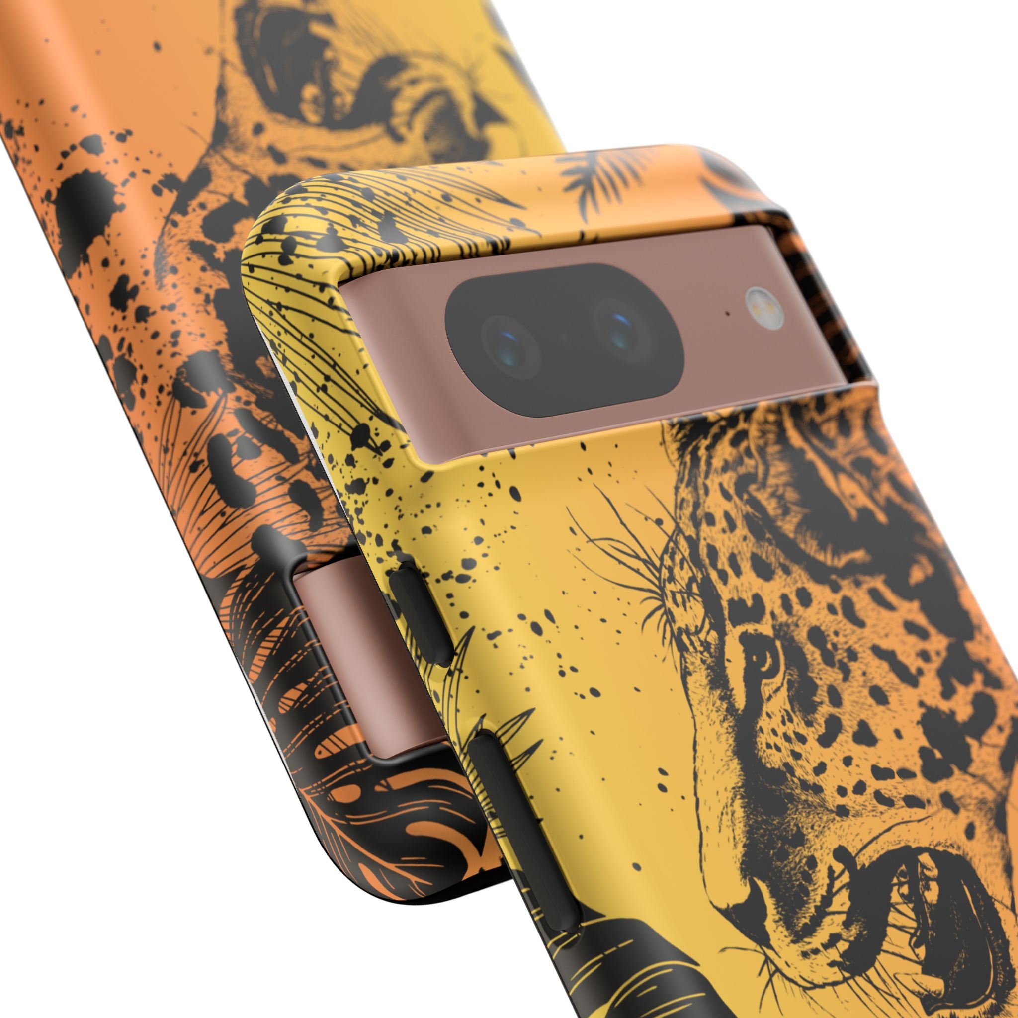 Be Strong and Courageous Tough Phone Case (Orange Hue)