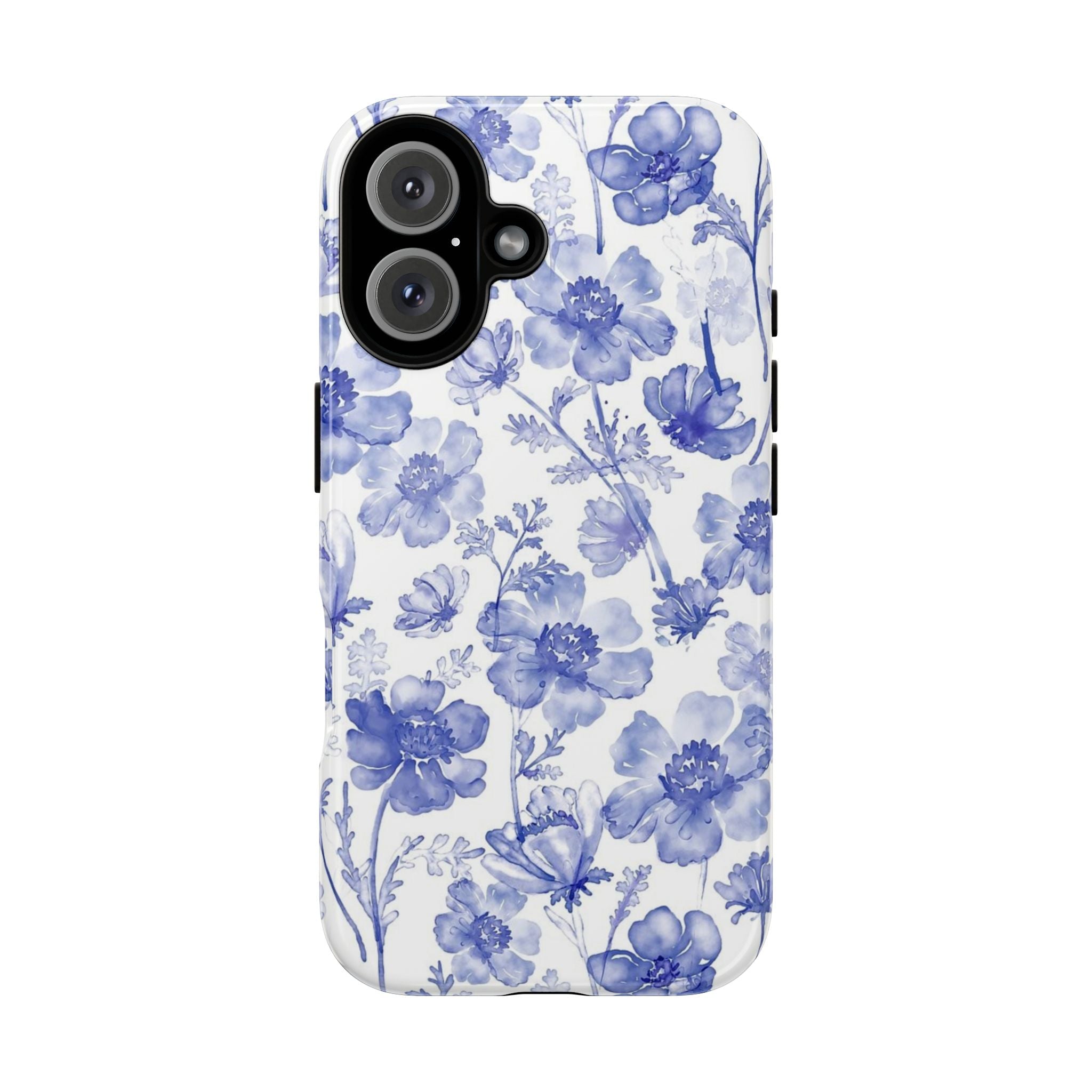 Blue Floral Tough Case