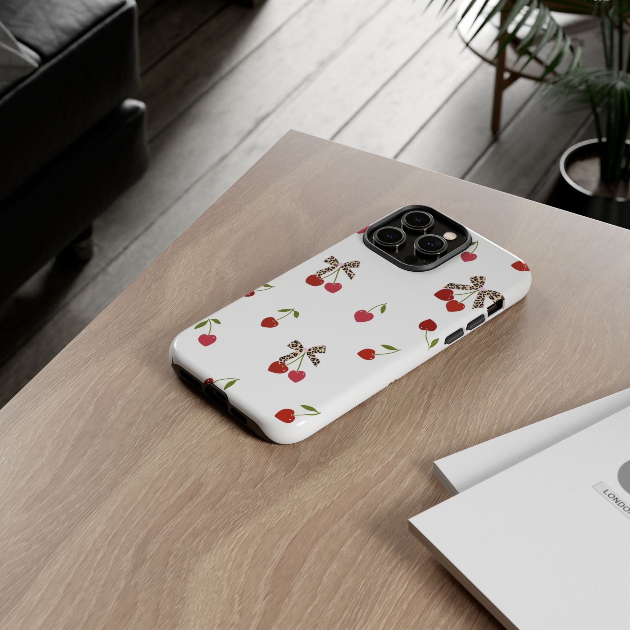 Cherries and Bows Phone Case