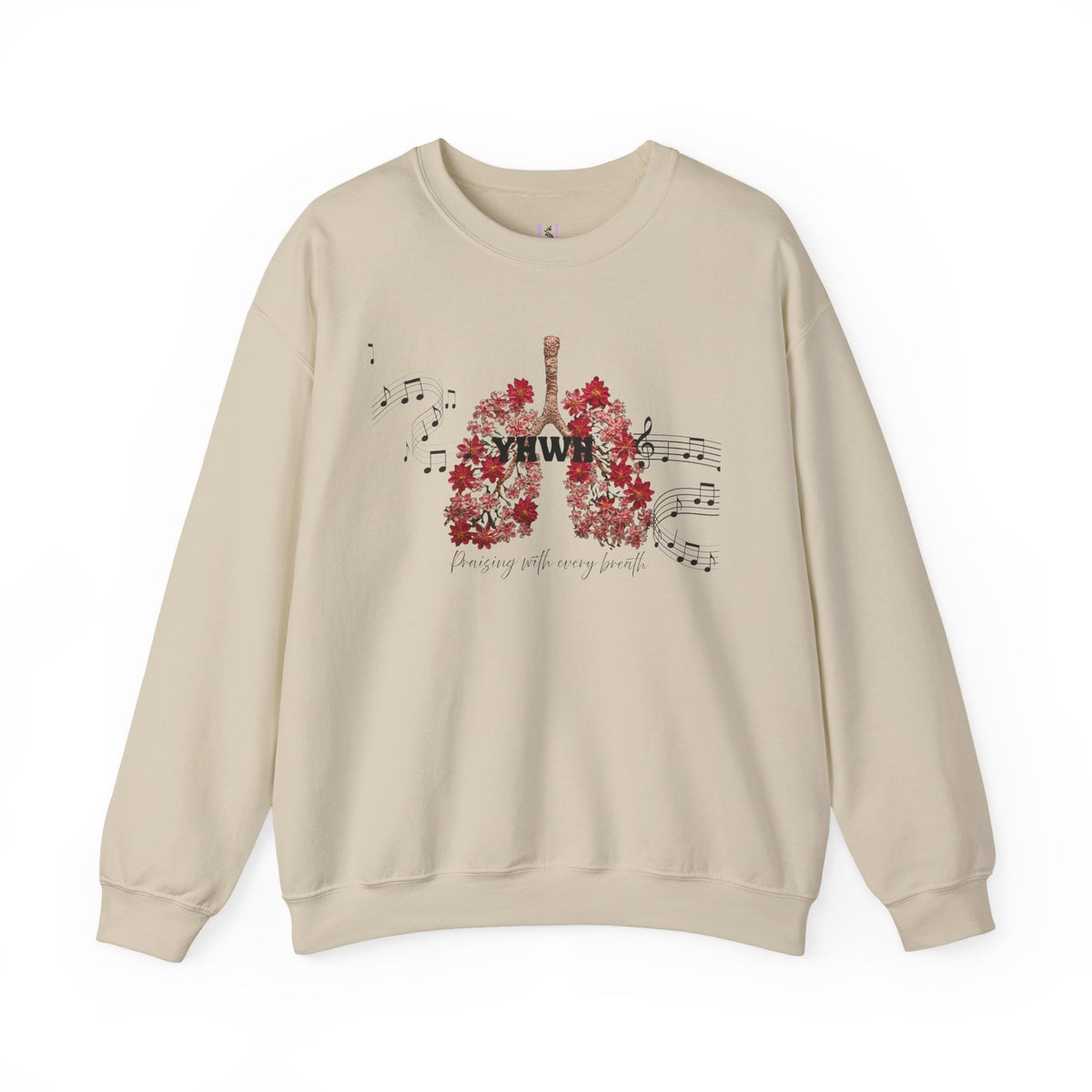 Floral Lungs Music Crewneck