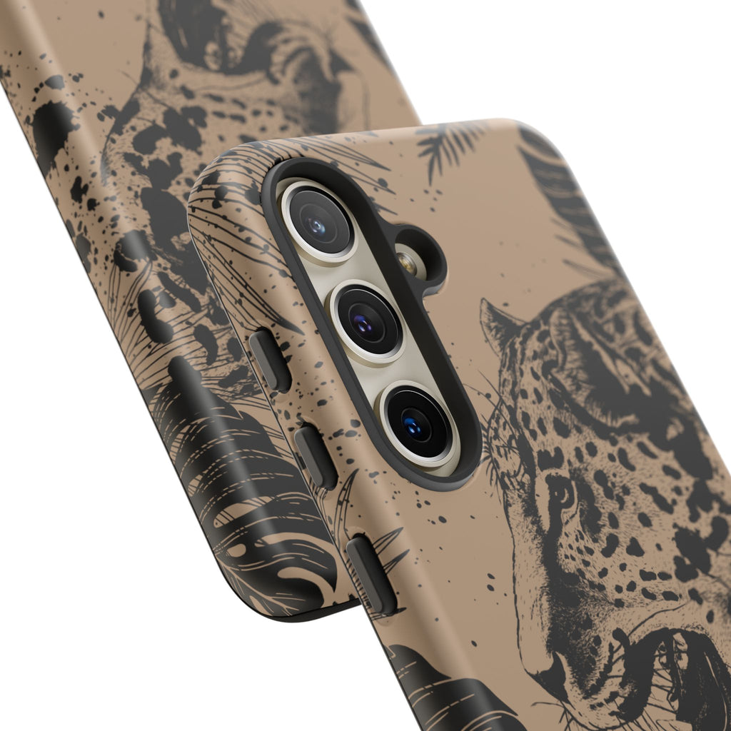 Be Strong and Courageous Tough Phone Case (Brown)