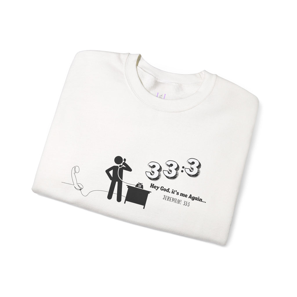Jeremiah 33:3 Inspirational Crewneck Sweatshirt