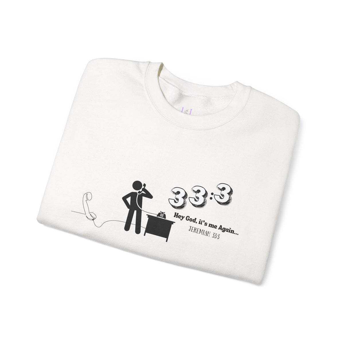 Jeremiah 33:3 Inspirational Crewneck Sweatshirt