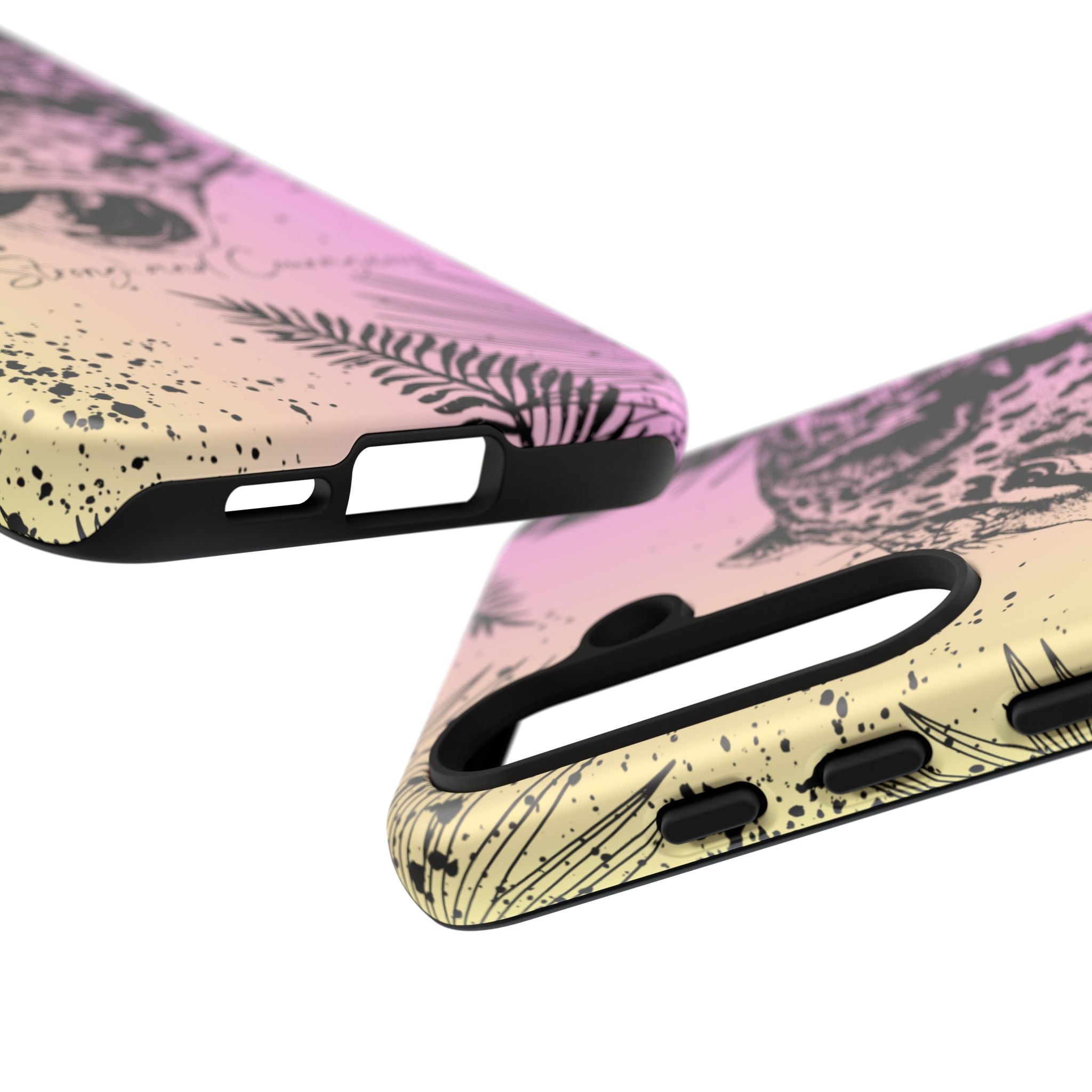 Be Strong and Courageous Tough Phone Case (Purple Hue)