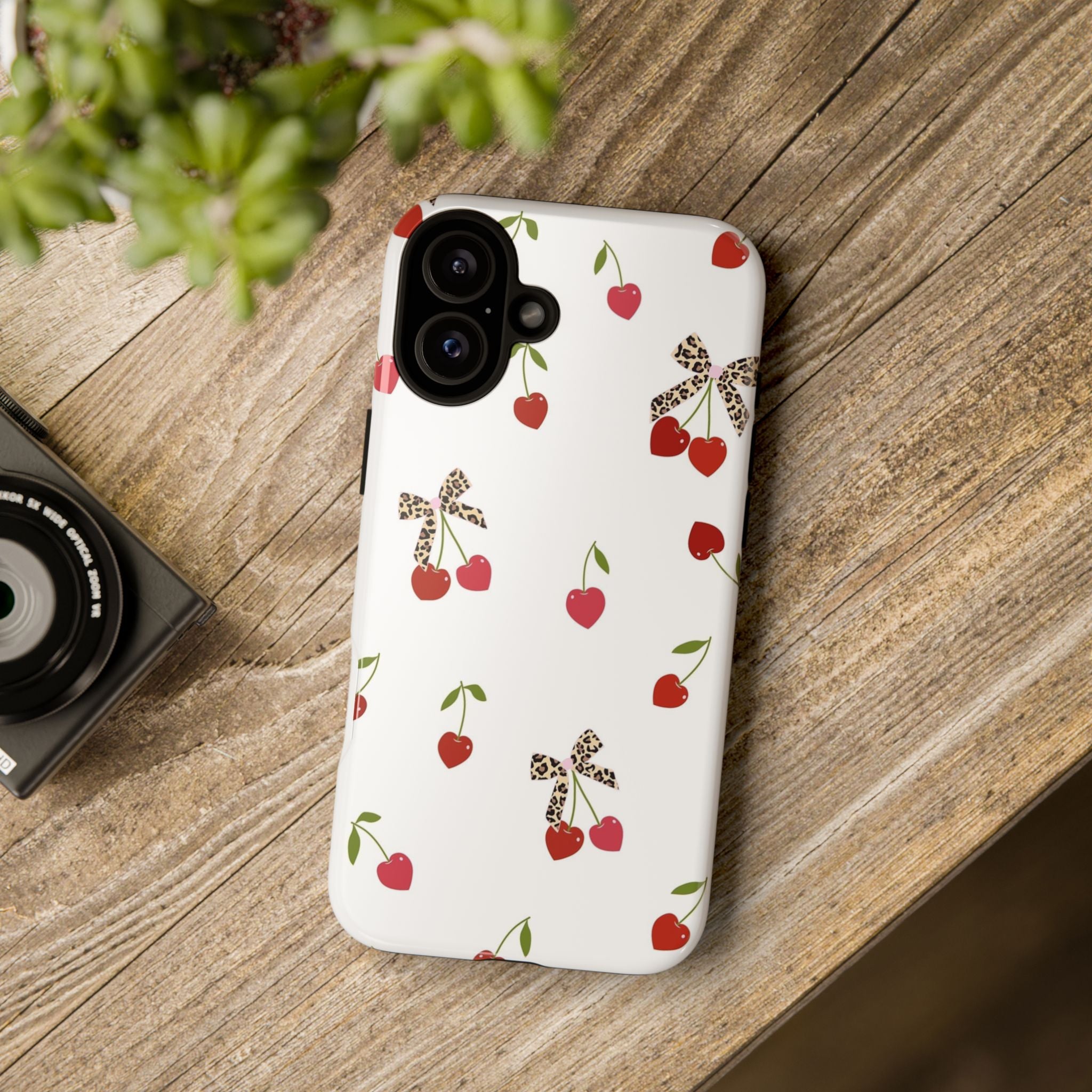 Cherries and Bows Phone Case