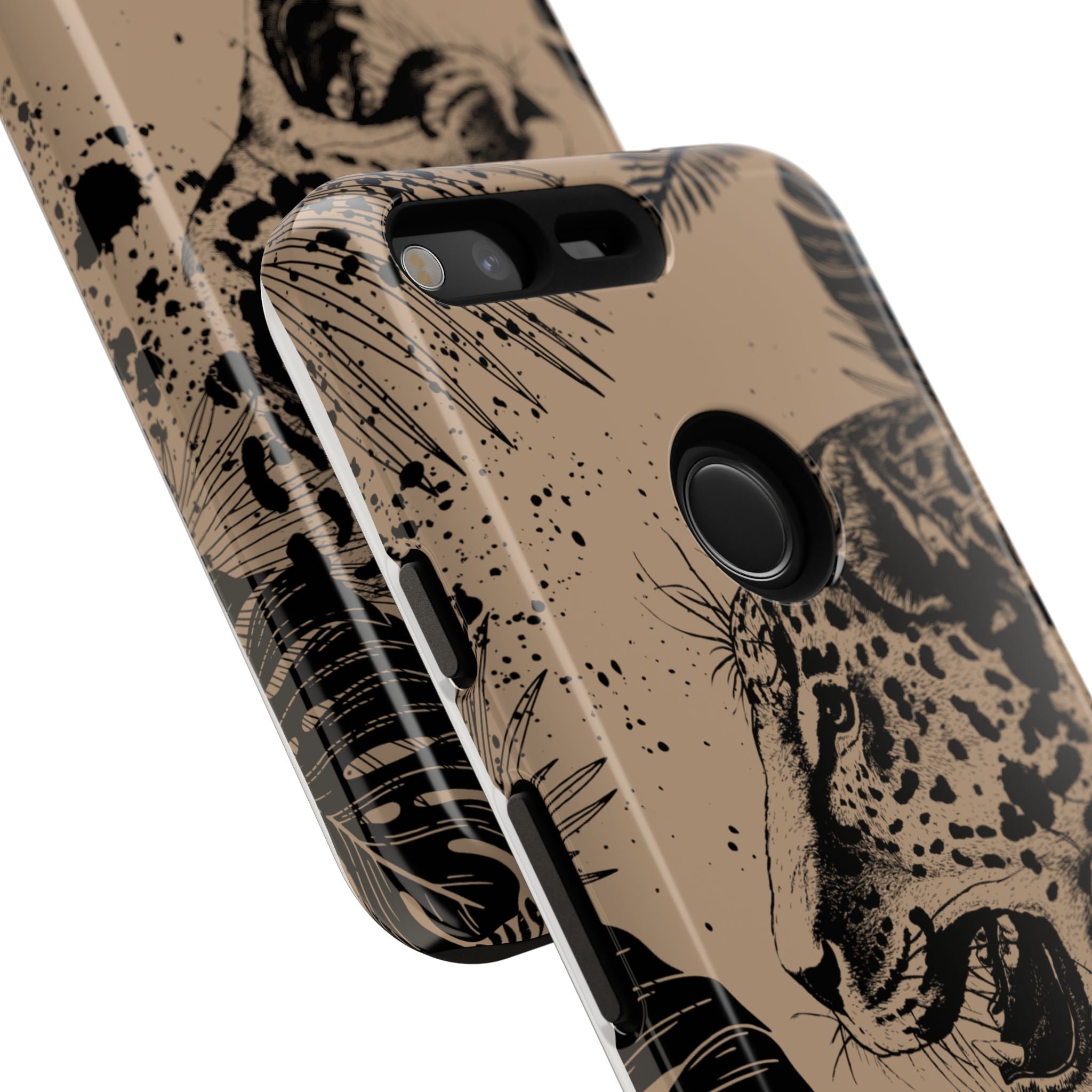 Be Strong and Courageous Tough Phone Case (Brown)
