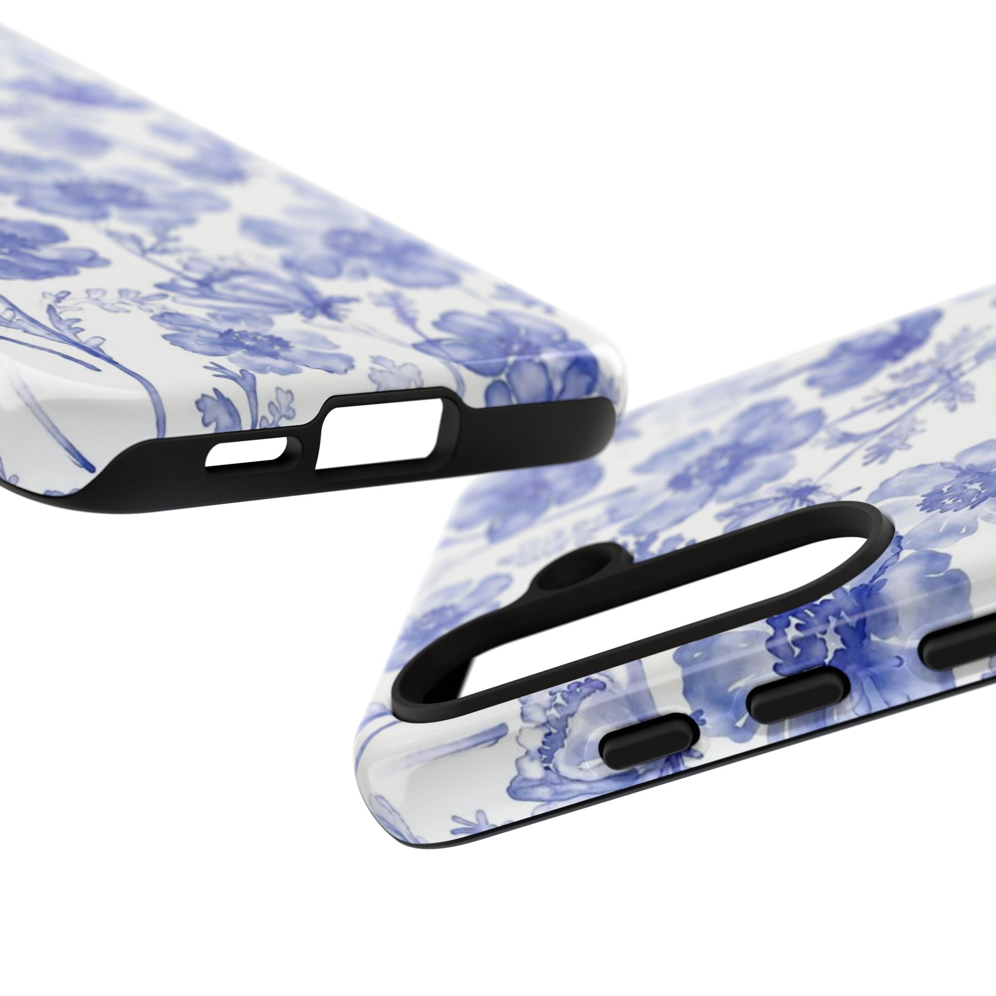 Blue Floral Tough Case