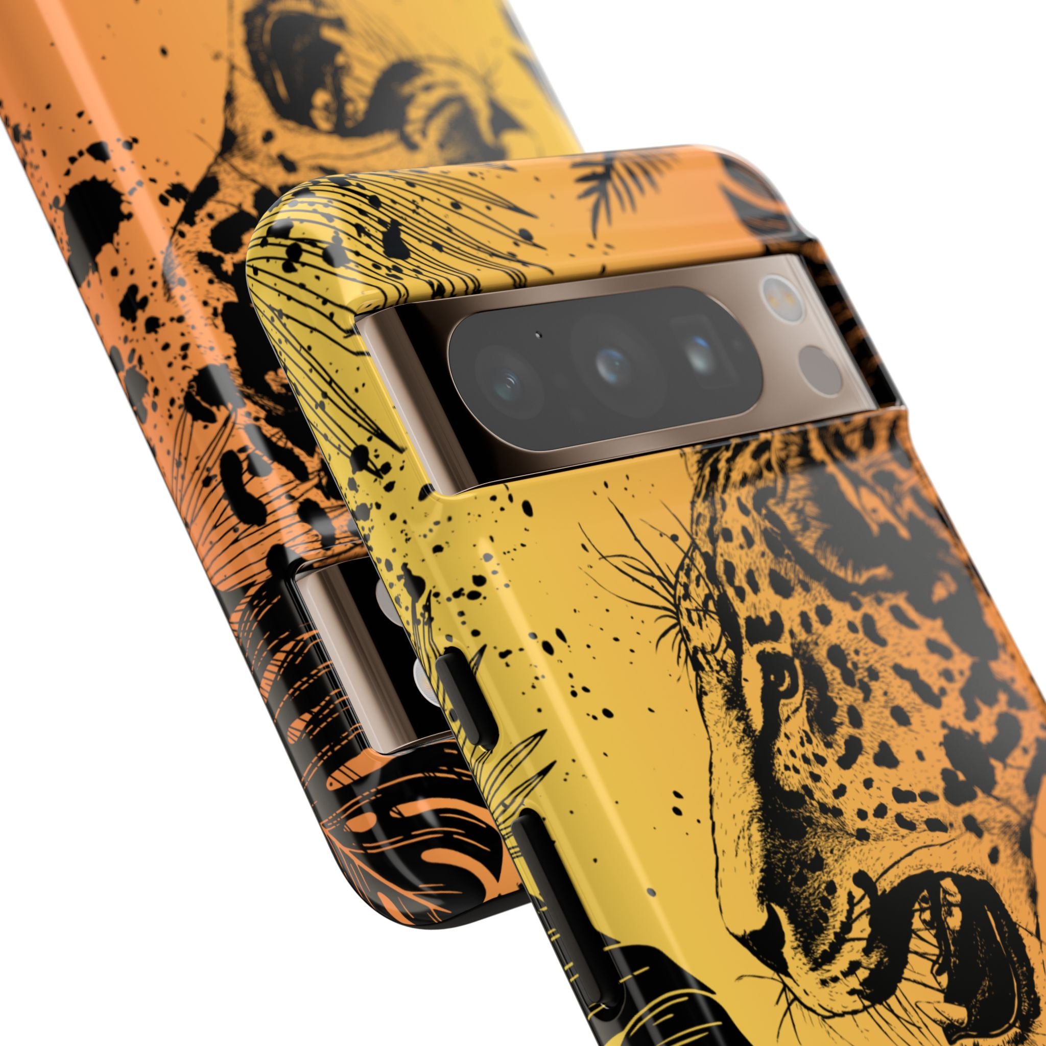 Be Strong and Courageous Tough Phone Case (Orange Hue)