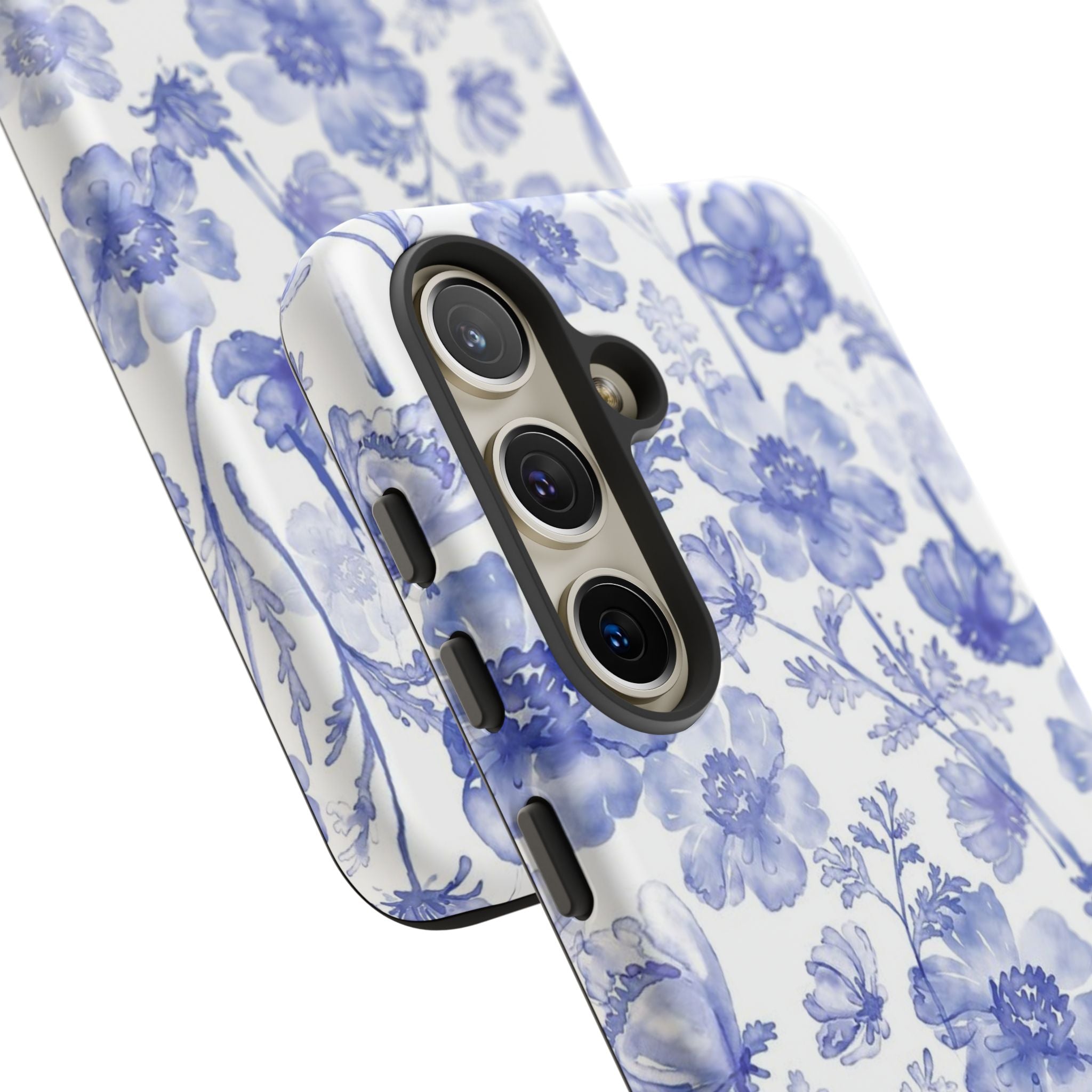 Blue Floral Tough Case