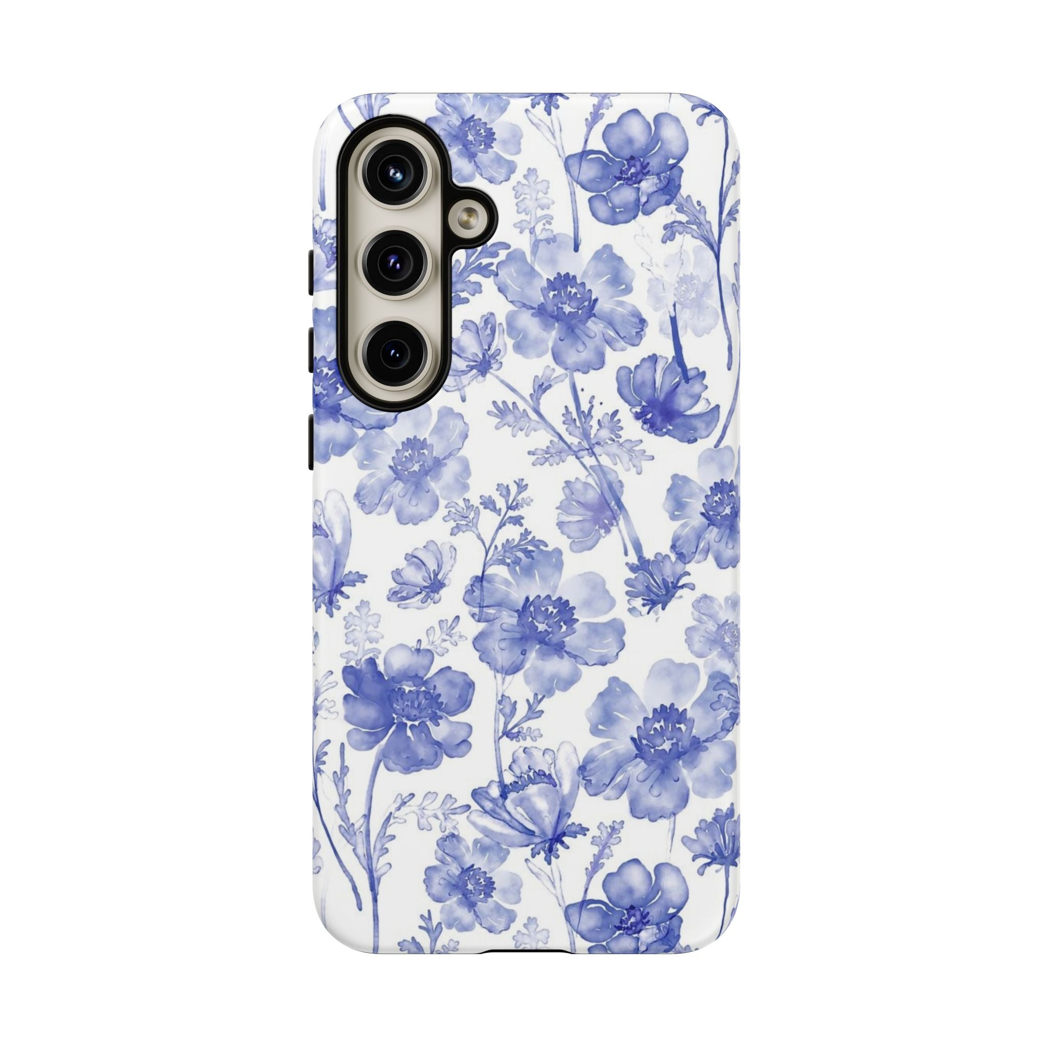 Blue Floral Tough Case