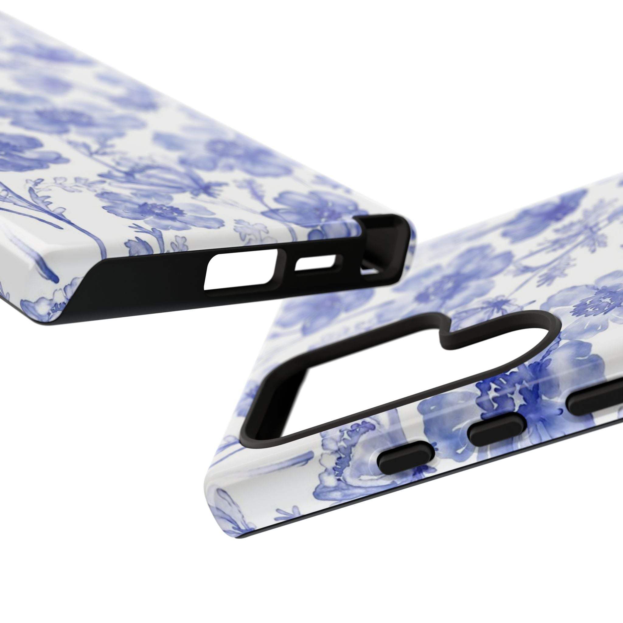 Blue Floral Tough Case