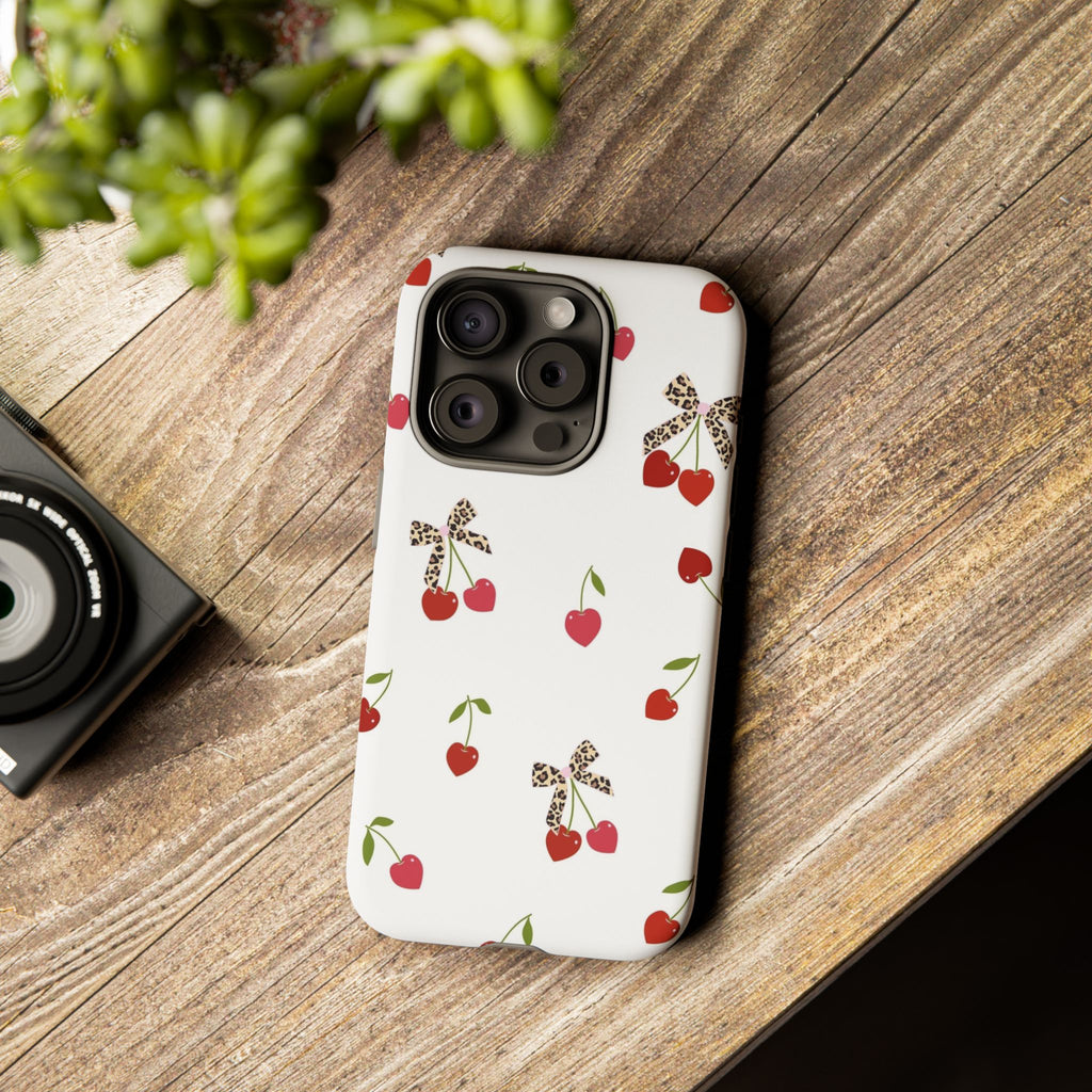 Cherries and Bows Phone Case