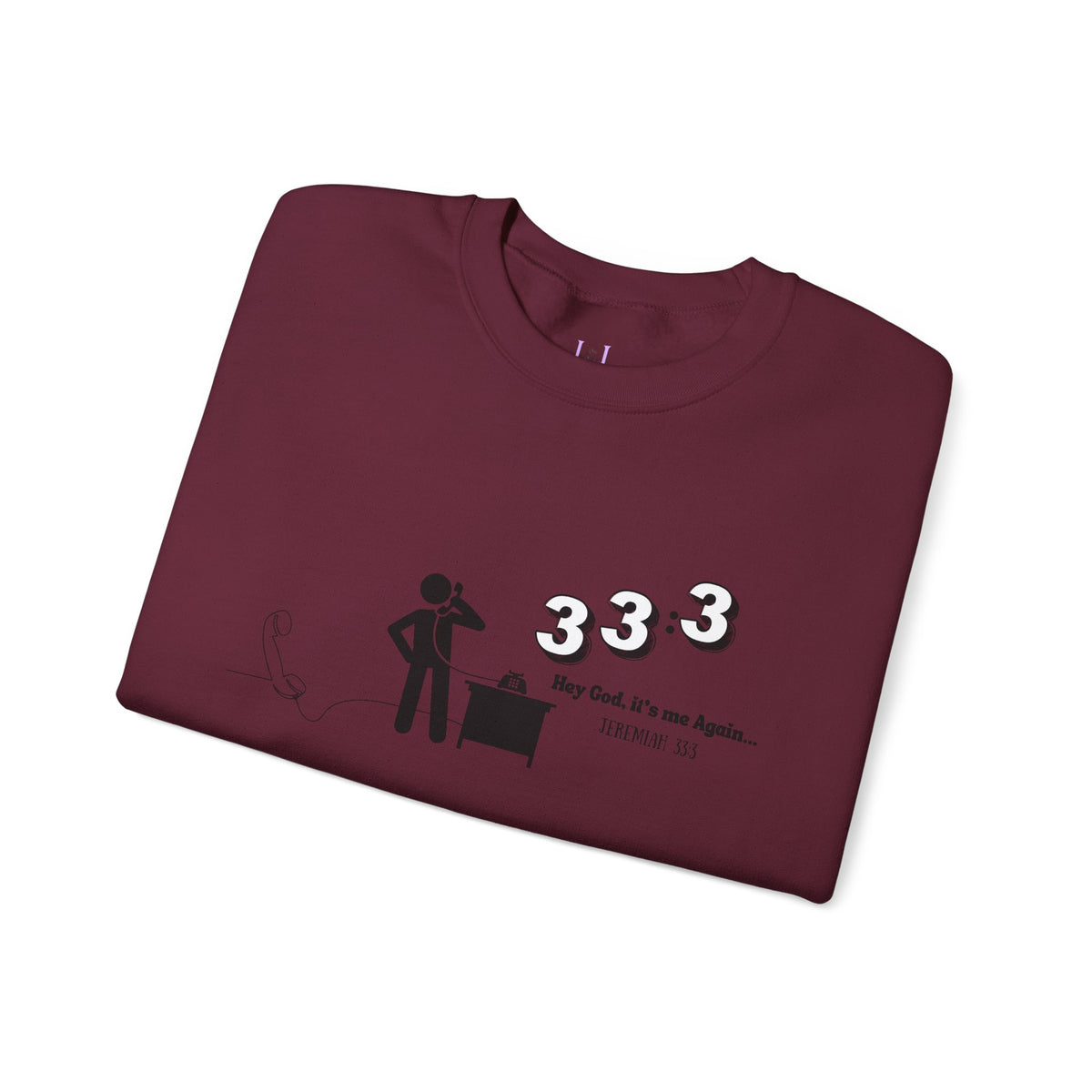 Jeremiah 33:3 Inspirational Crewneck Sweatshirt