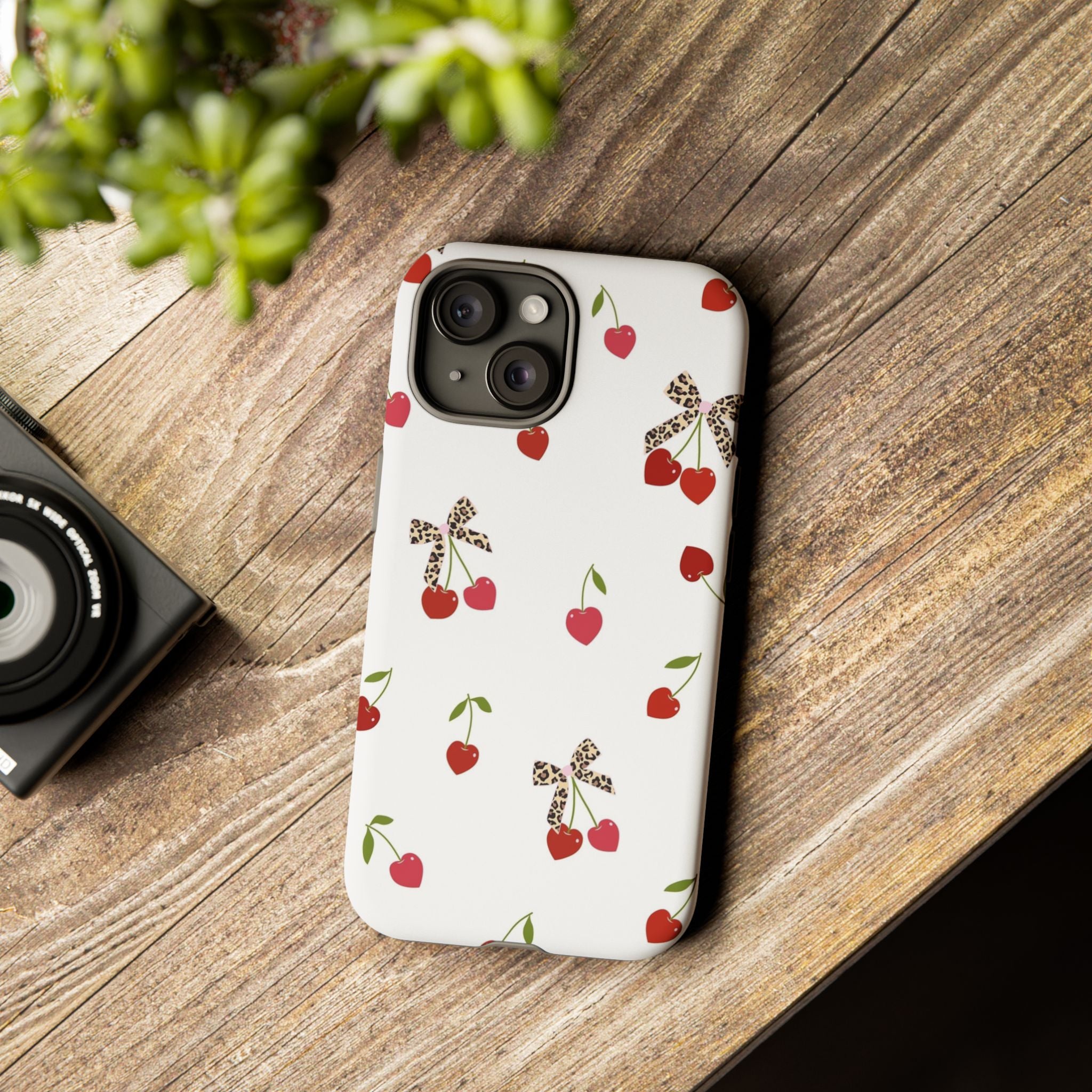 Cherries and Bows Phone Case