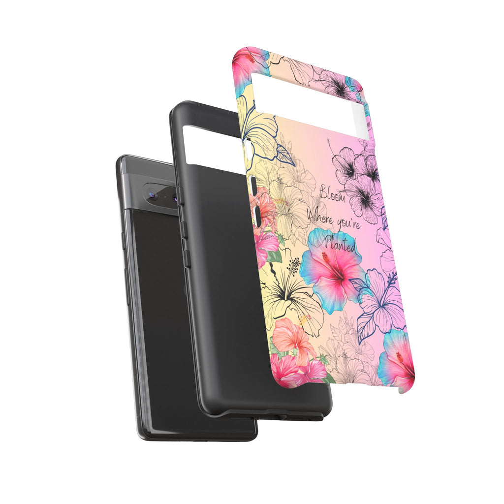 Bloom Where You're Planted Tough Phone Case