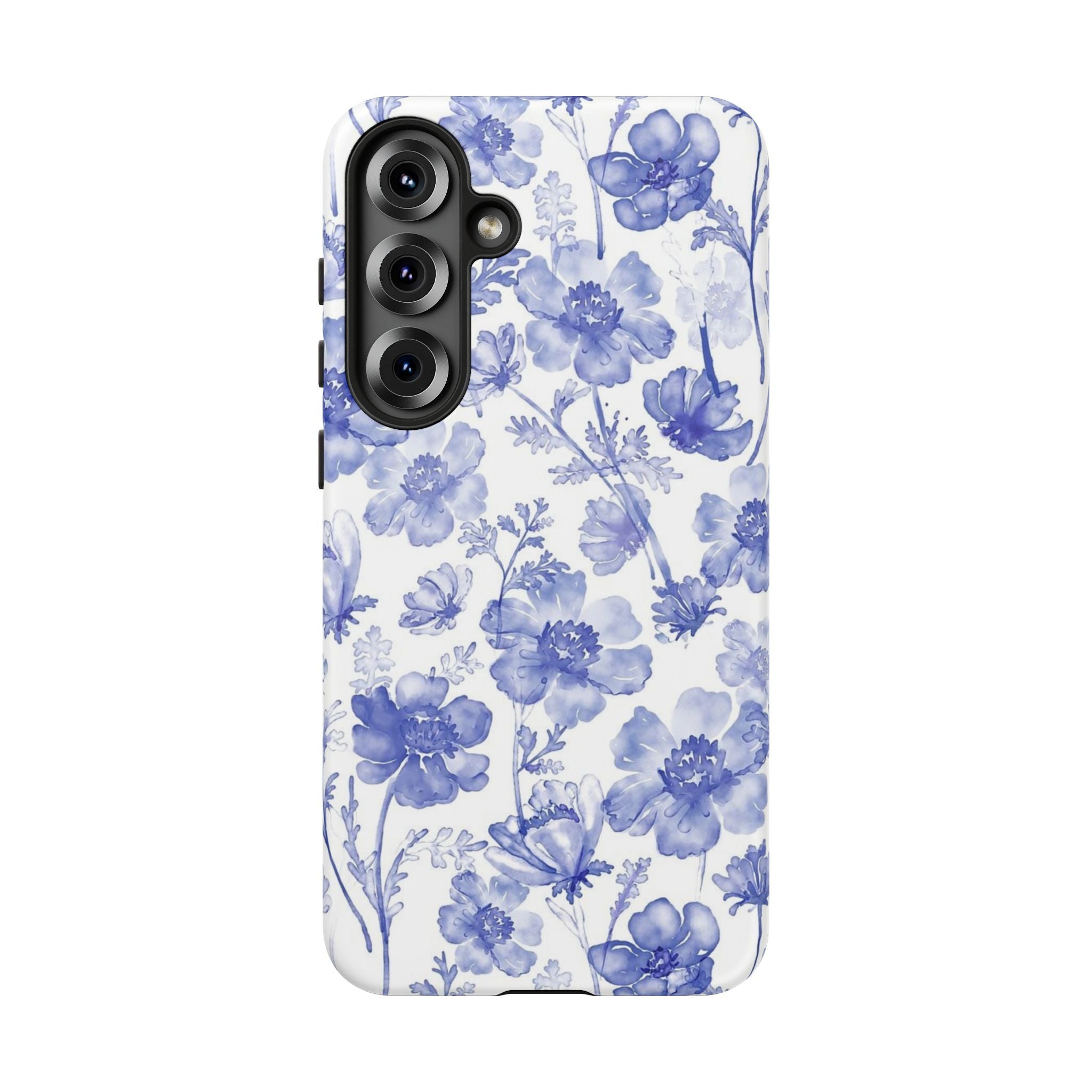 Blue Floral Tough Case