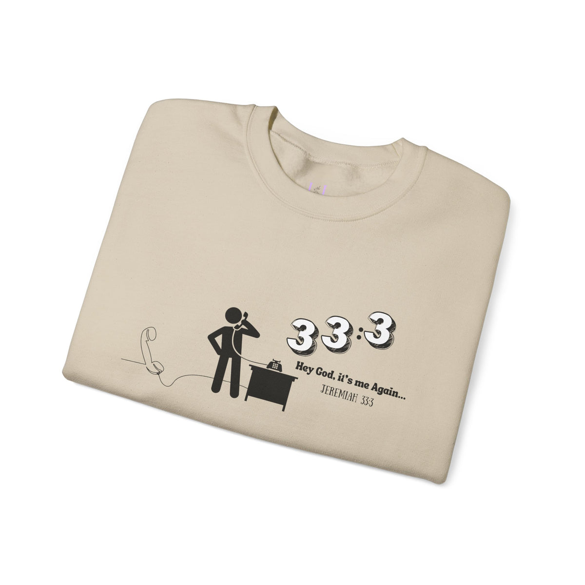 Jeremiah 33:3 Inspirational Crewneck Sweatshirt