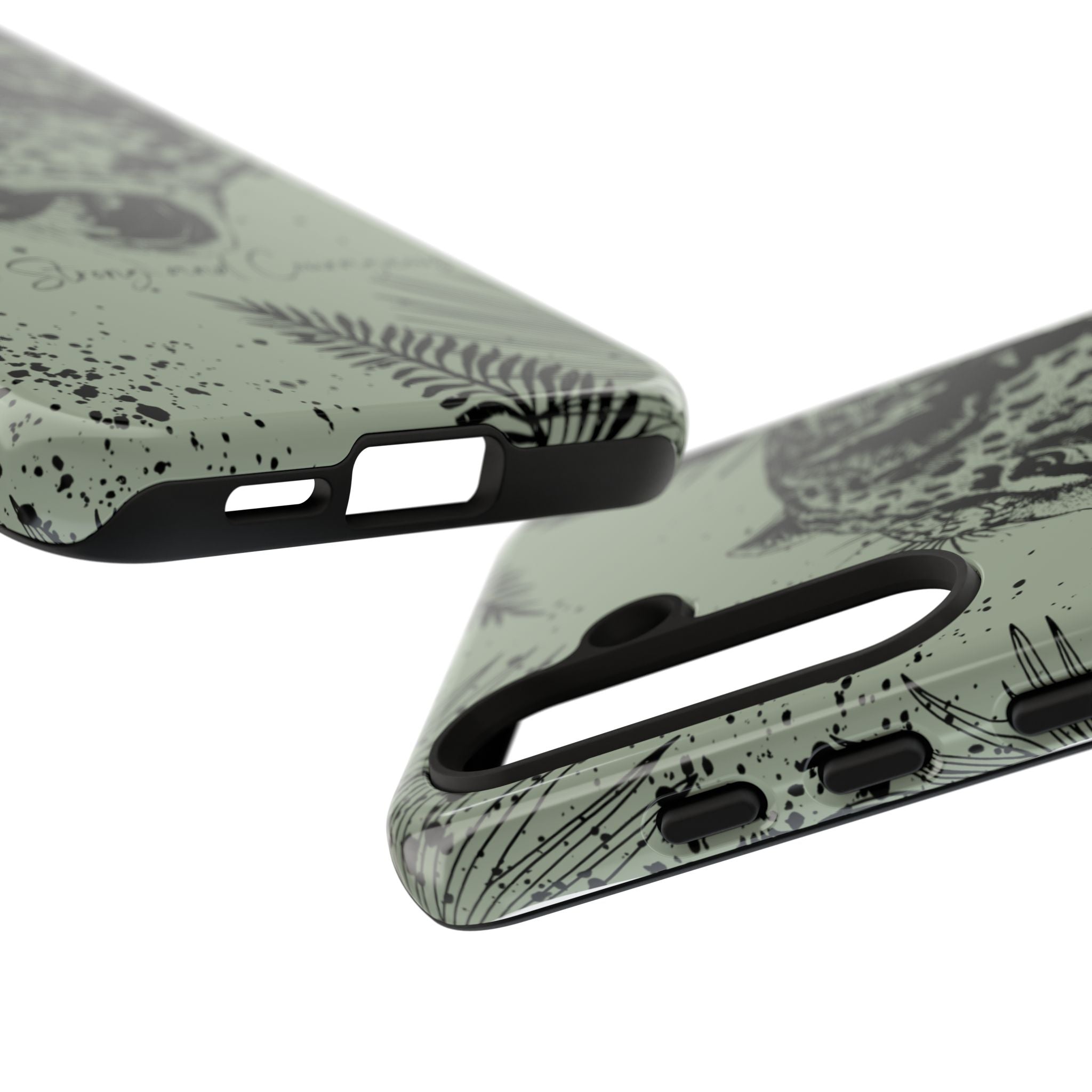 Be Strong and Courageous Tough Phone Case (Mint Green)