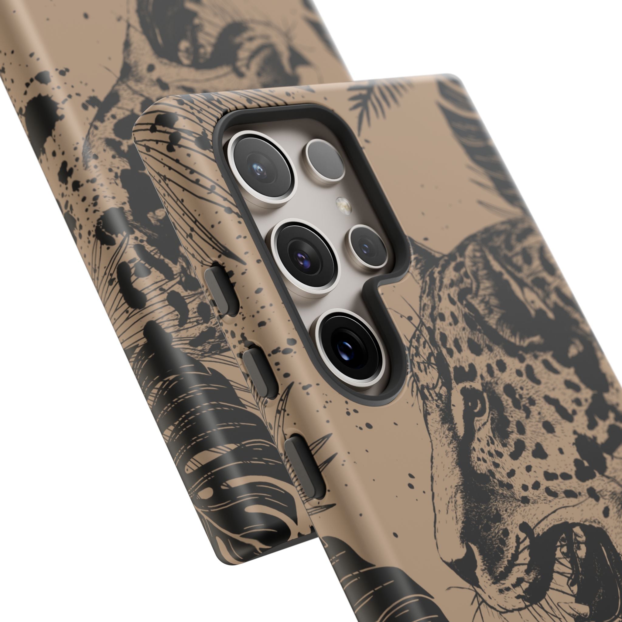 Be Strong and Courageous Tough Phone Case (Brown)