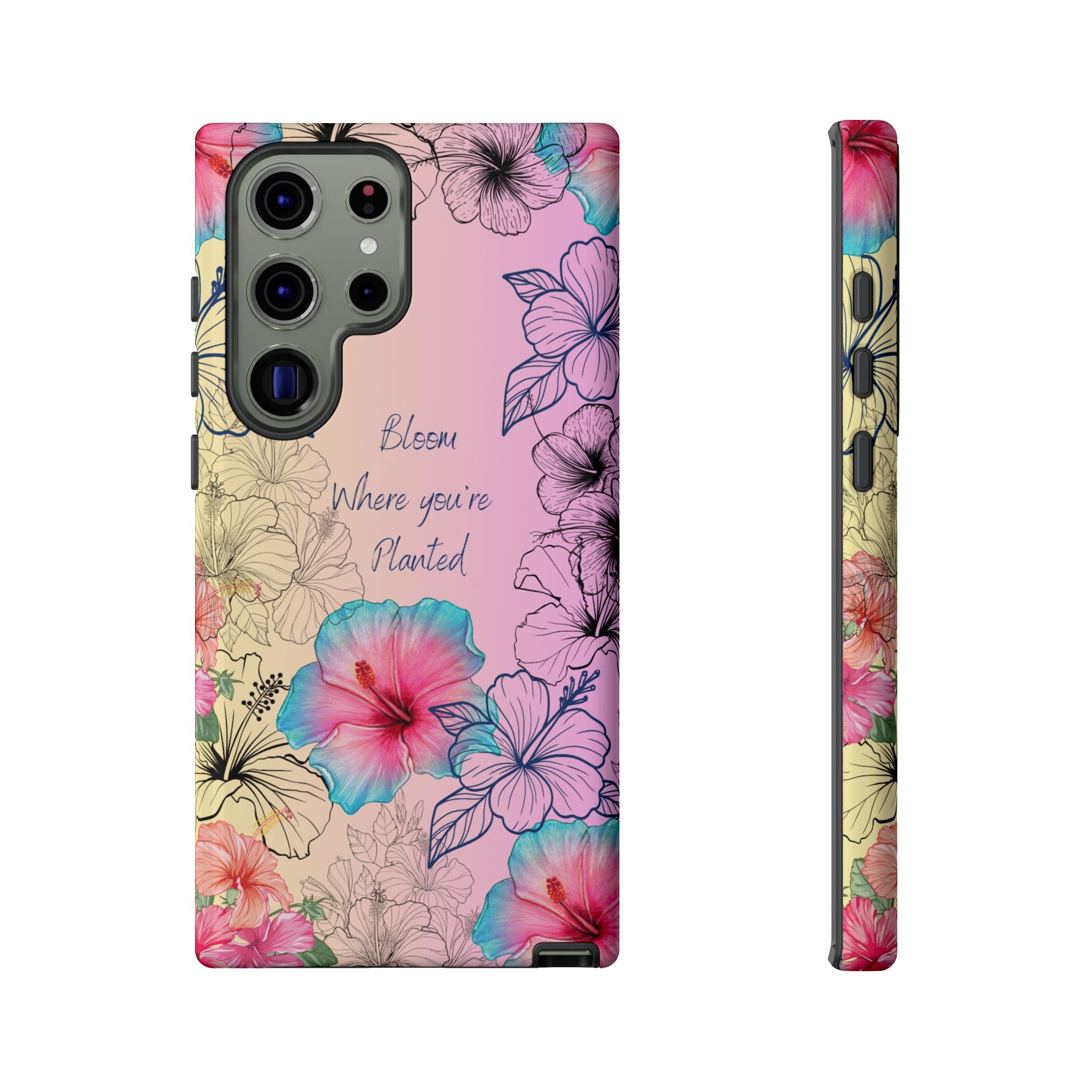 Bloom Where You're Planted Tough Phone Case
