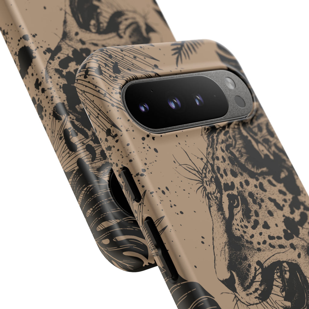 Be Strong and Courageous Tough Phone Case (Brown)