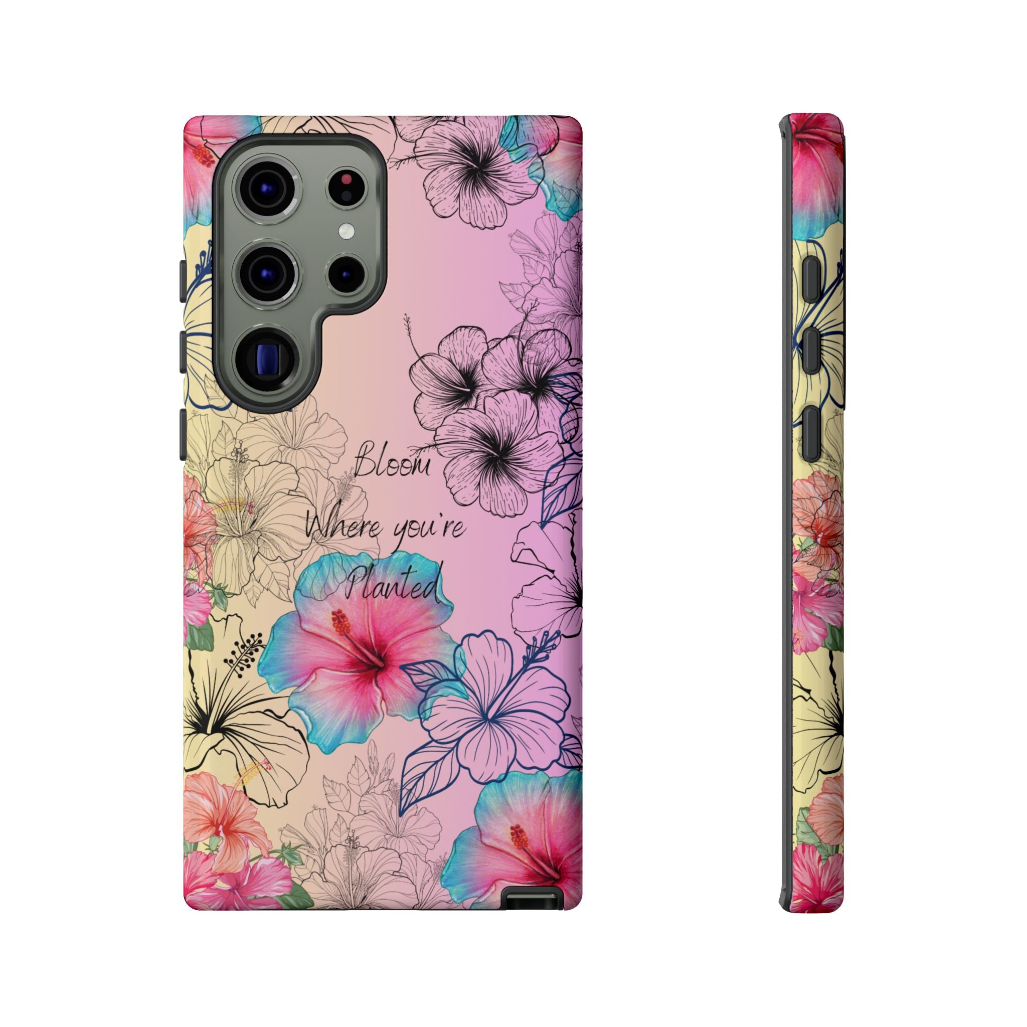 Bloom Where You're Planted Tough Phone Case