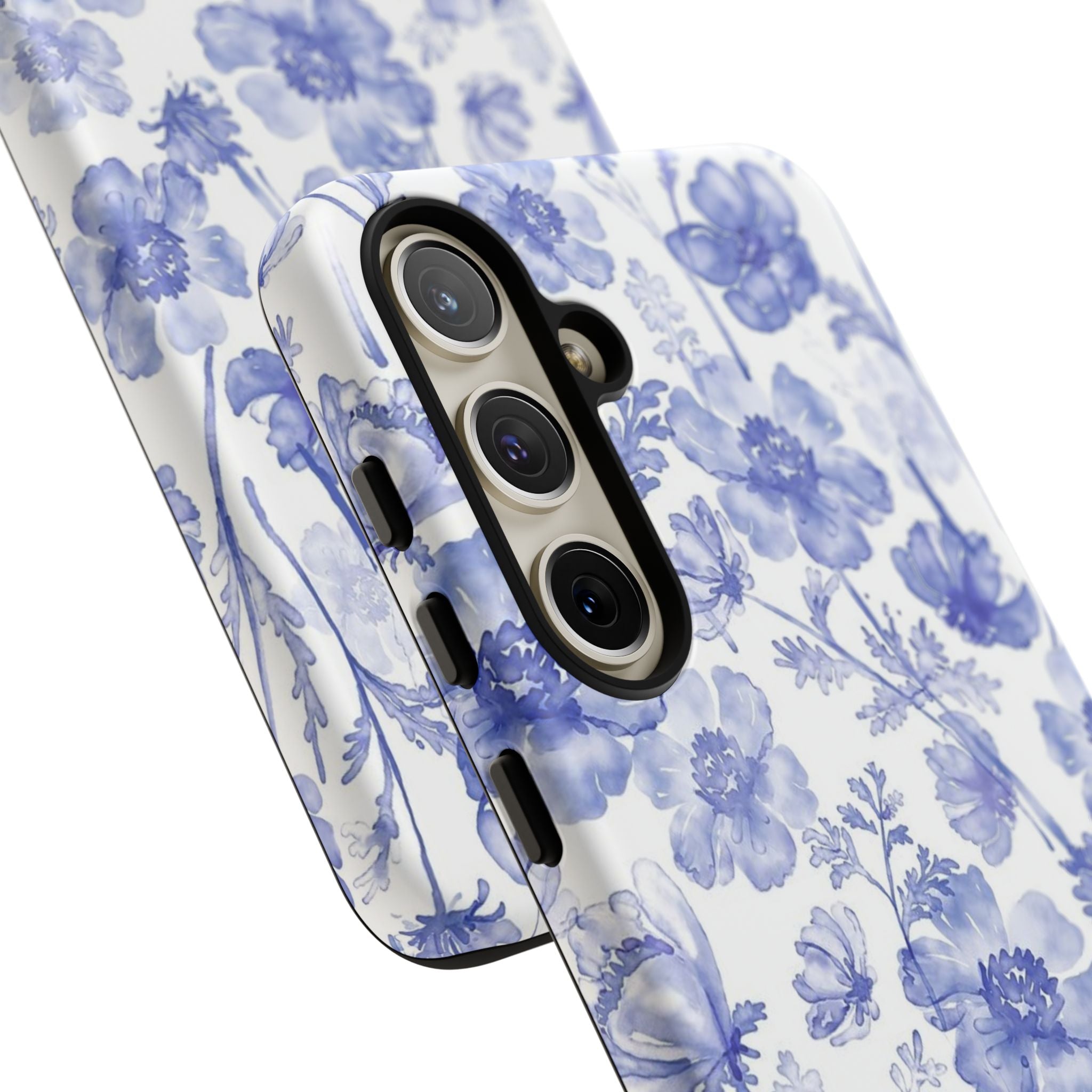 Blue Floral Tough Case