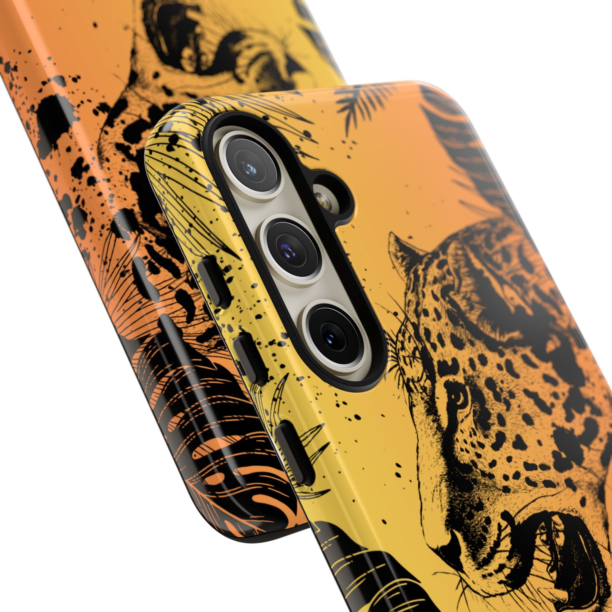 Be Strong and Courageous Tough Phone Case (Orange Hue)