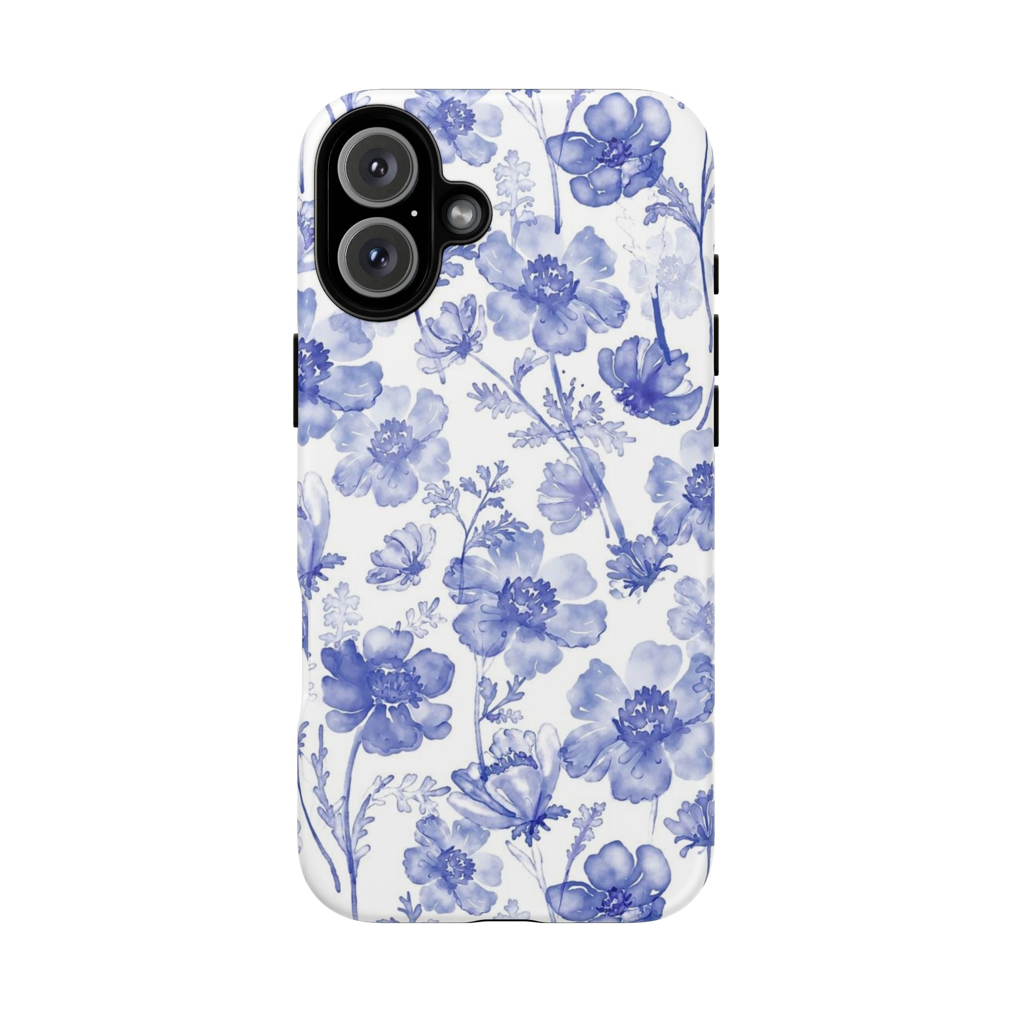 Blue Floral Tough Case