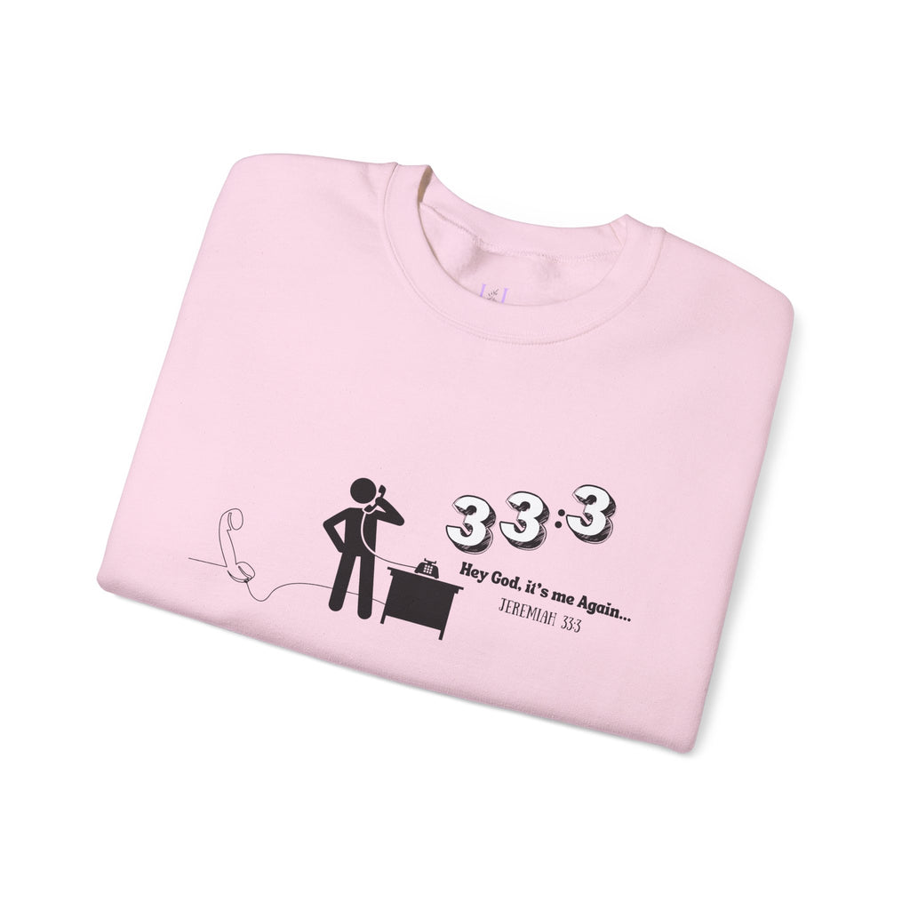 Jeremiah 33:3 Inspirational Crewneck Sweatshirt