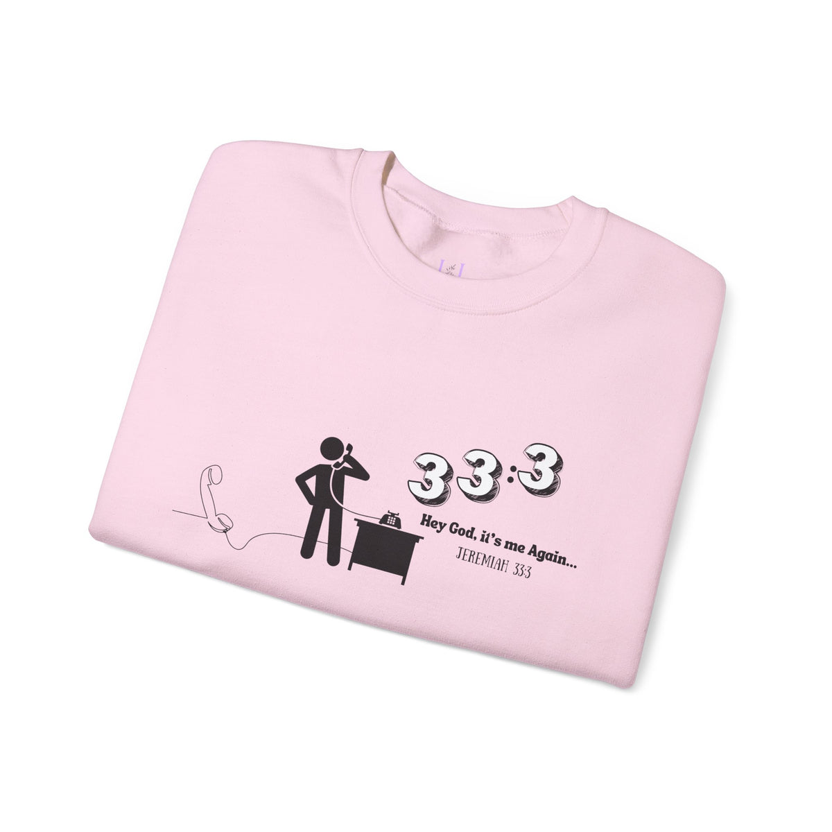 Jeremiah 33:3 Inspirational Crewneck Sweatshirt