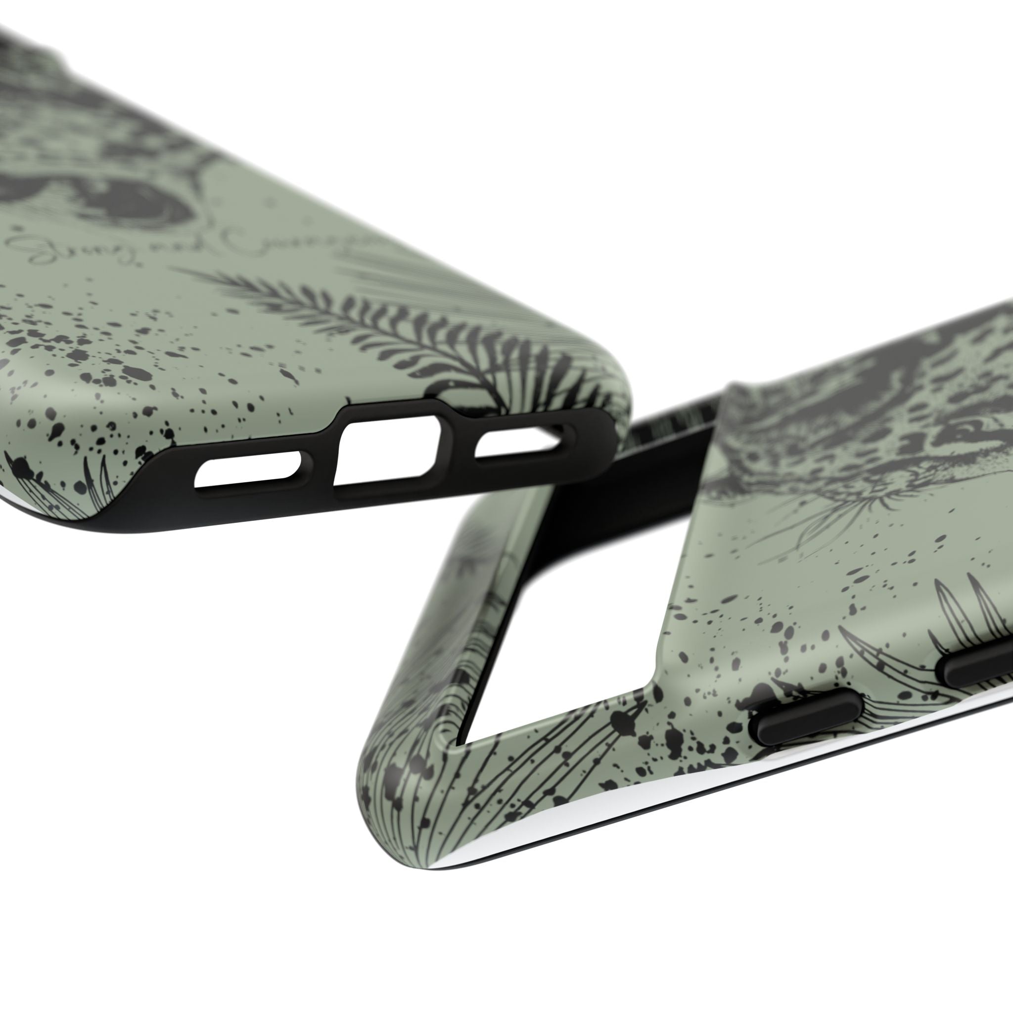 Be Strong and Courageous Tough Phone Case (Mint Green)