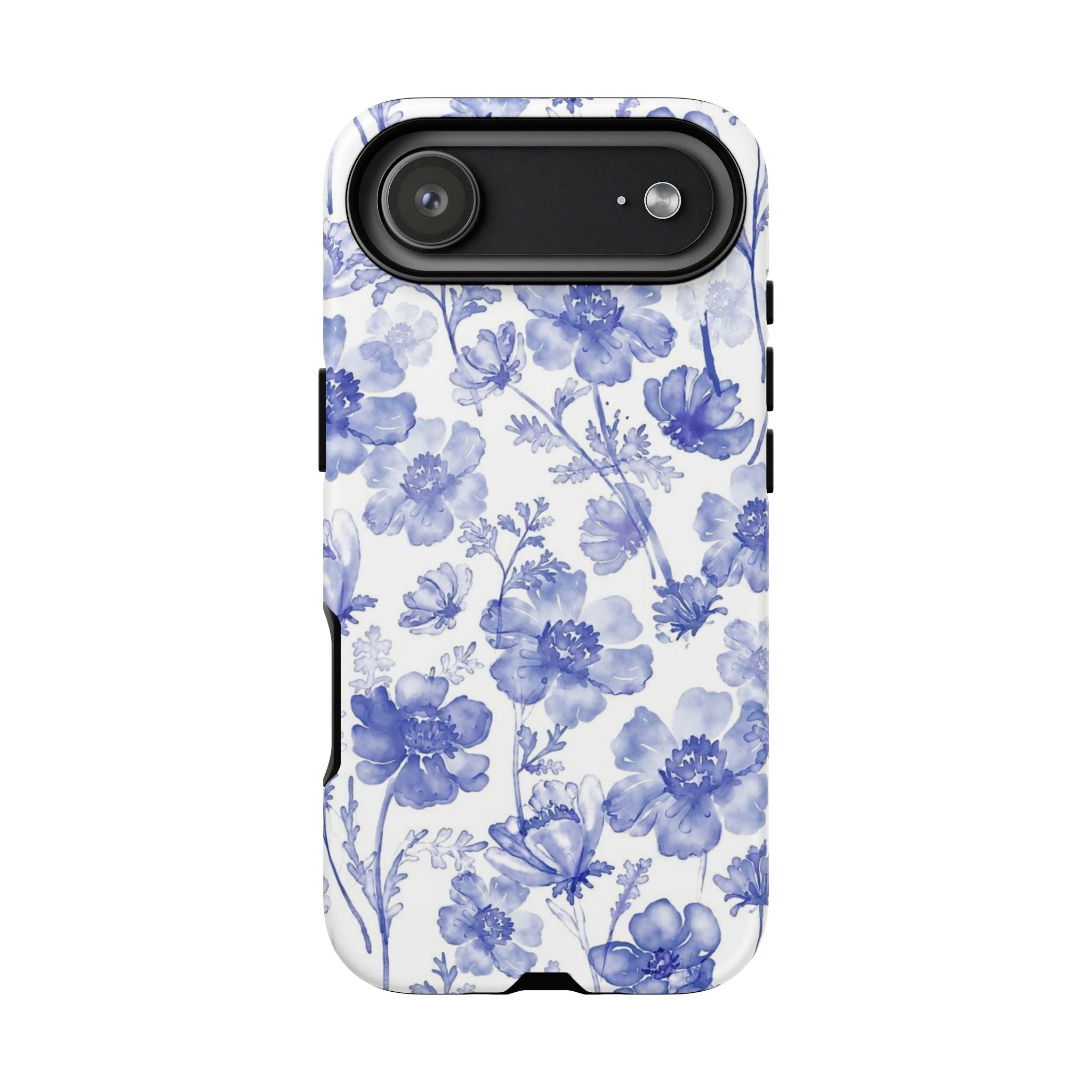 Blue Floral Tough Case
