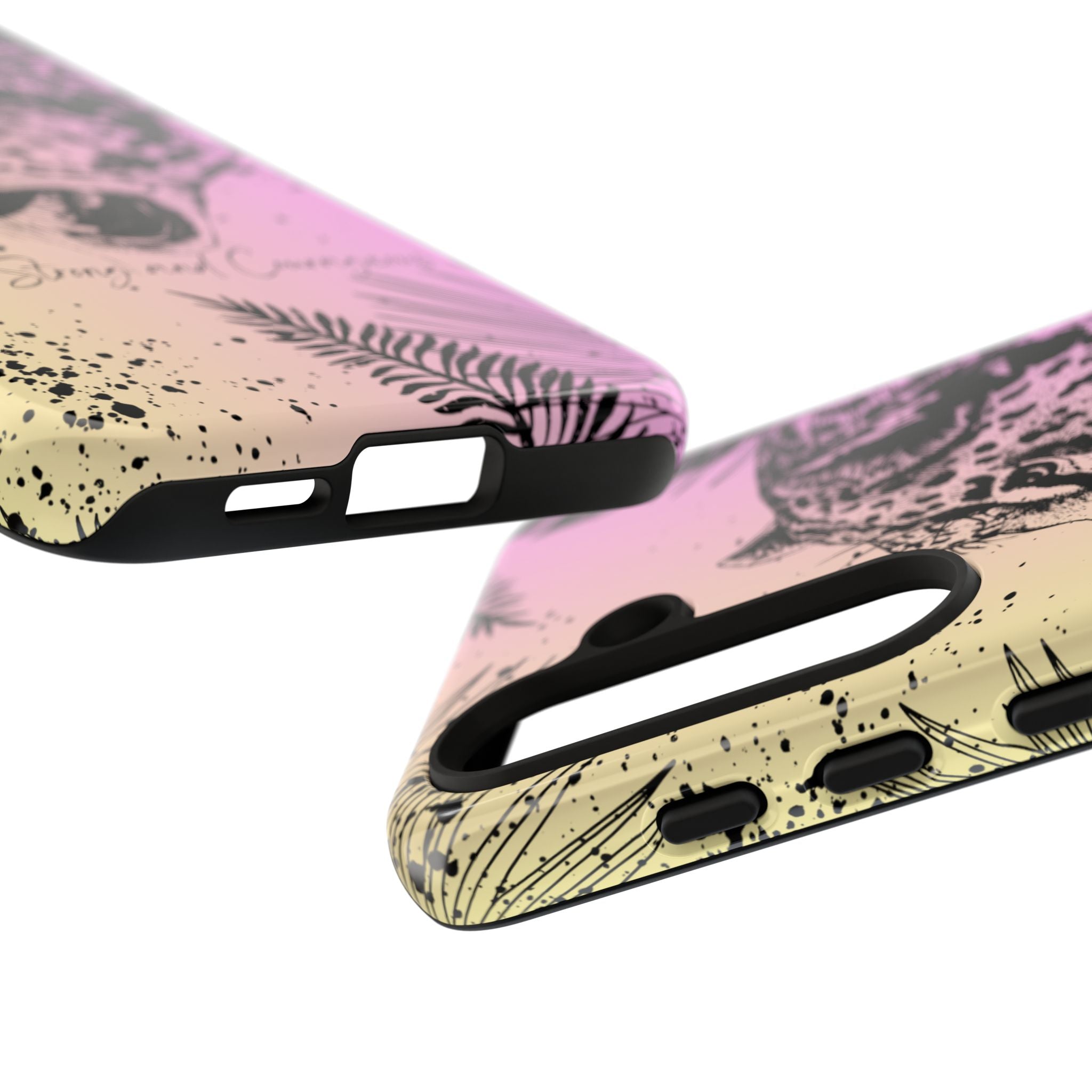 Be Strong and Courageous Tough Phone Case (Purple Hue)