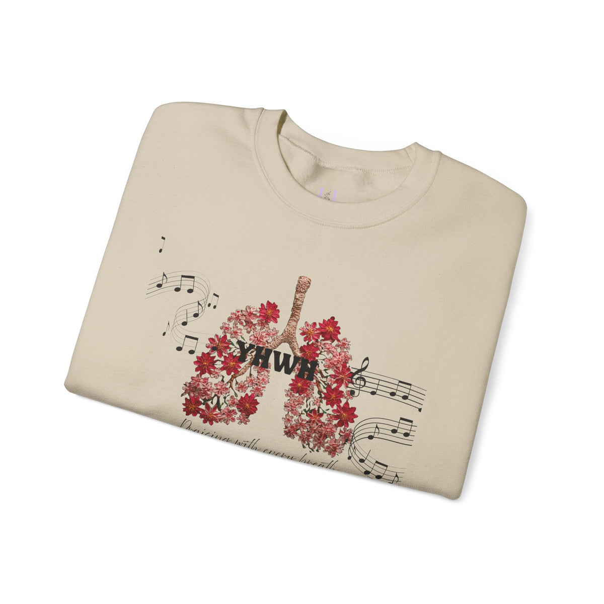 Floral Lungs Music Crewneck